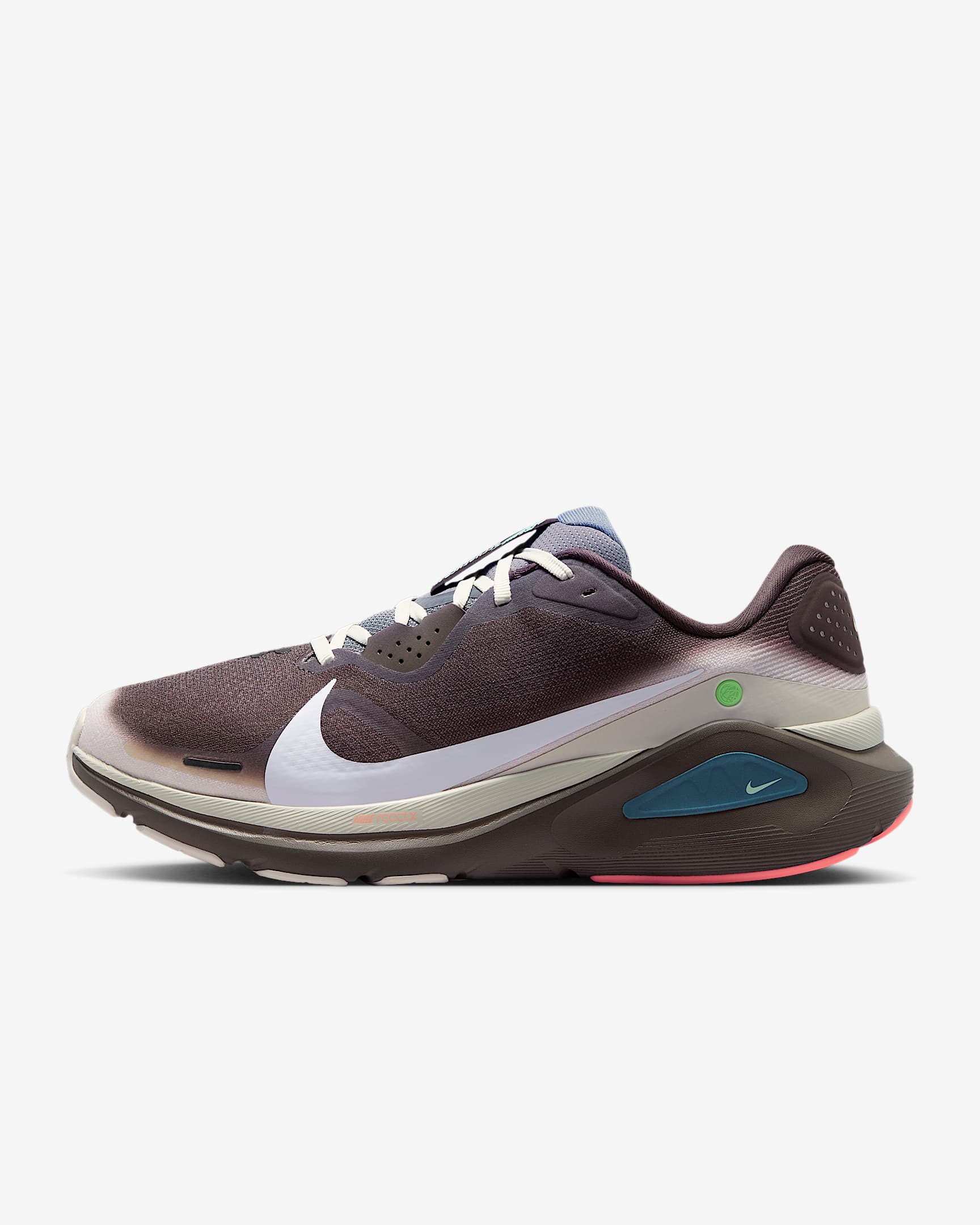 Nike Structure 26 Straßenlaufschuh (Herren) – Baroque Brown/Ironstone/Sea Glass/Weiß