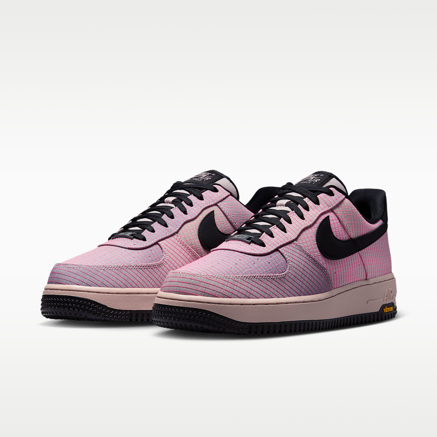 Nike Air Force 1 ’07 LX Vibram Herrenschuhe – Silt Red/Light Violet Ore/Speed Yellow/Schwarz