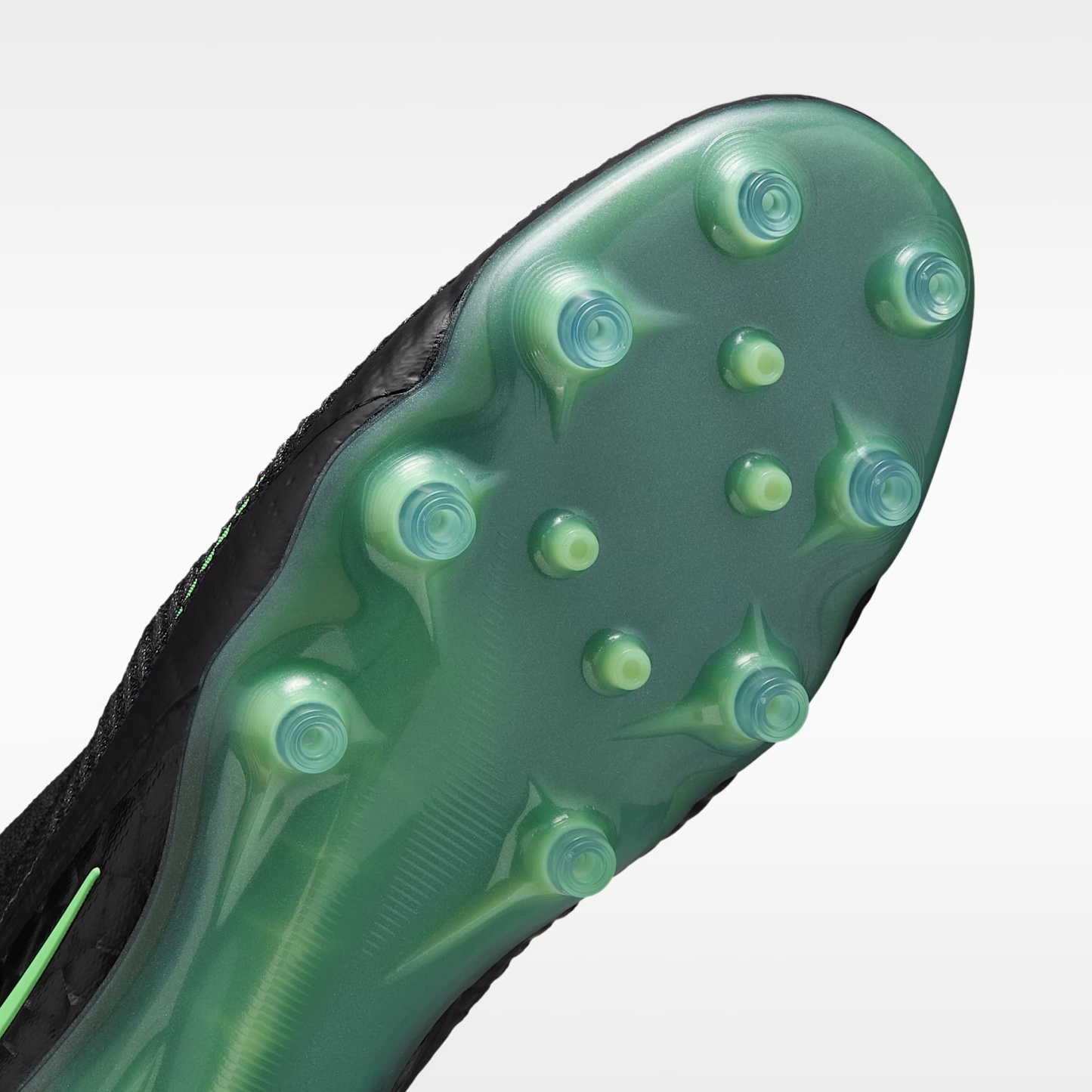 Nike Phantom 6 High Elite Fußballschuh für Kunstrasen – Schwarz/Schwarz/Illusion Green