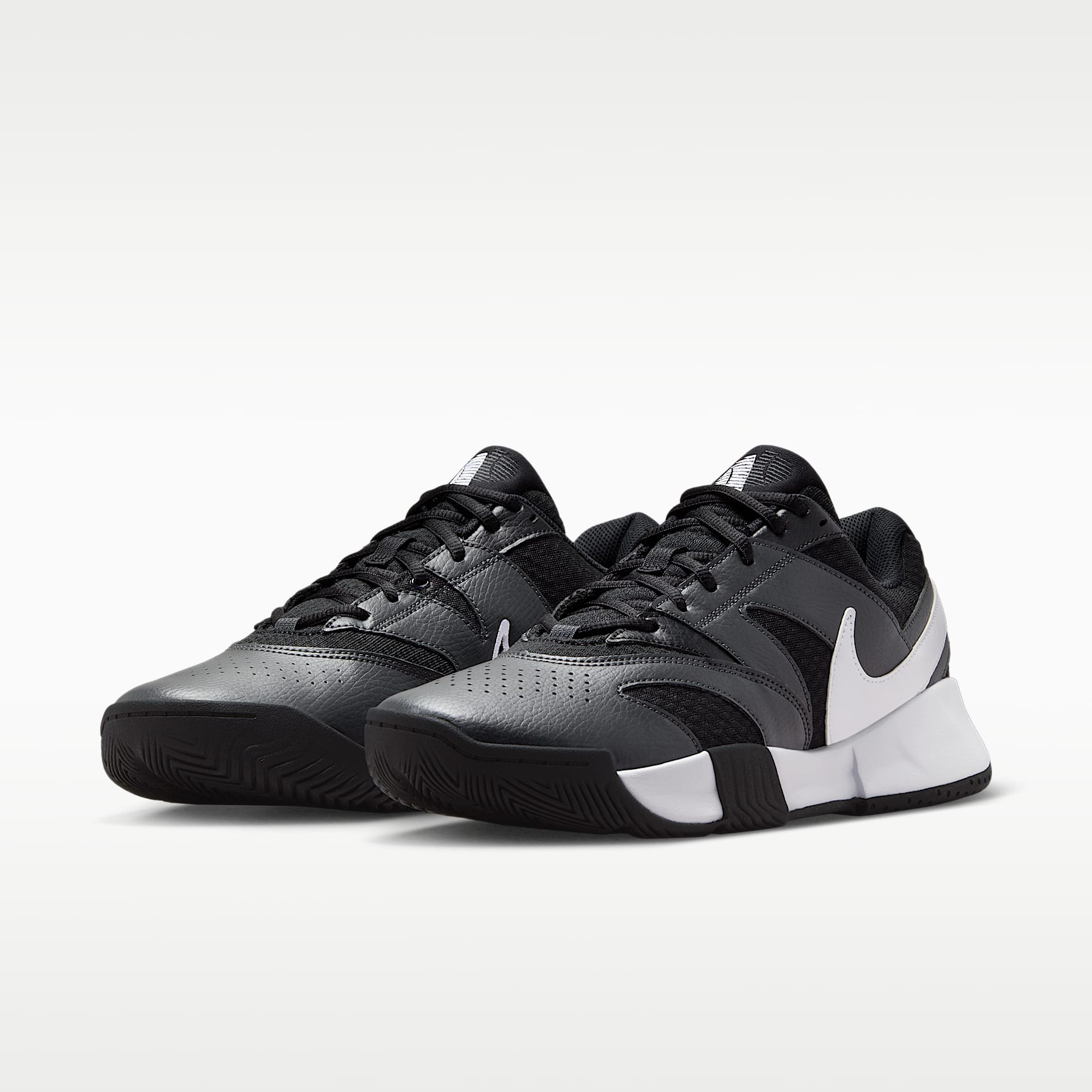 NikeCourt Lite 4 Herren-Tennisschuh – Schwarz/Anthracite/Weiß