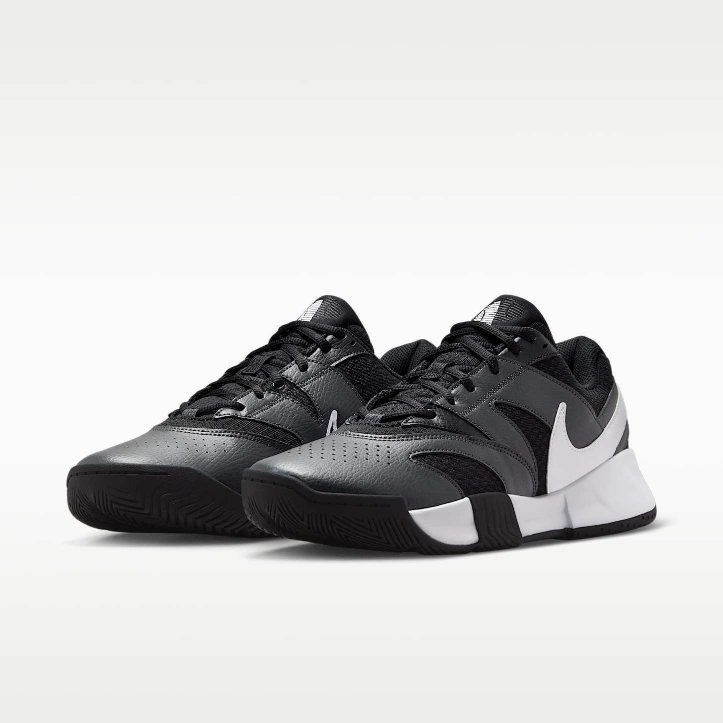 NikeCourt Lite 4 Herren-Tennisschuh – Schwarz/Anthracite/Weiß