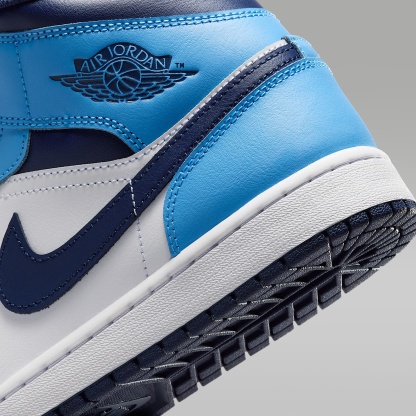 Air Jordan 1 Mid Herrenschuh – University Blue/Weiß/Sail/Midnight Navy