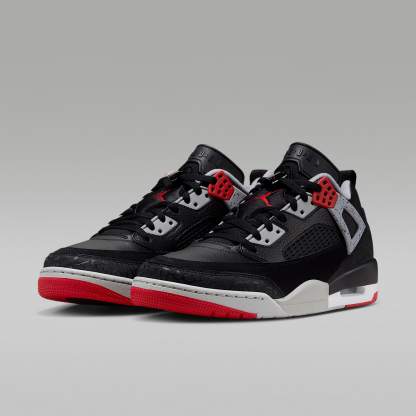 Jordan Spizike Low Herrenschuh – Schwarz/Wolf Grey/Weiß/Gym Red