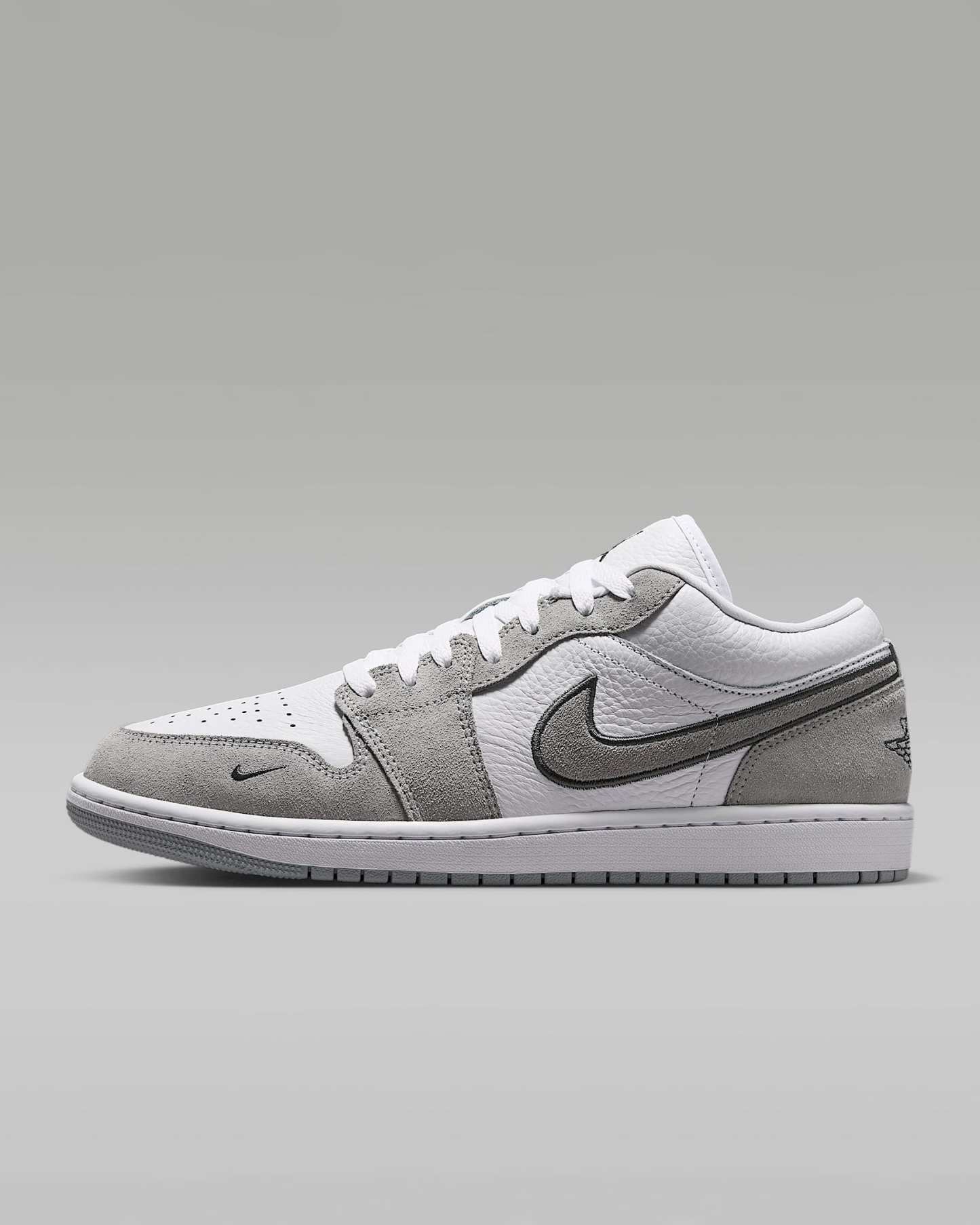 Air Jordan 1 Low SE Herrenschuh – Weiß/Iron Grey/Wolf Grey
