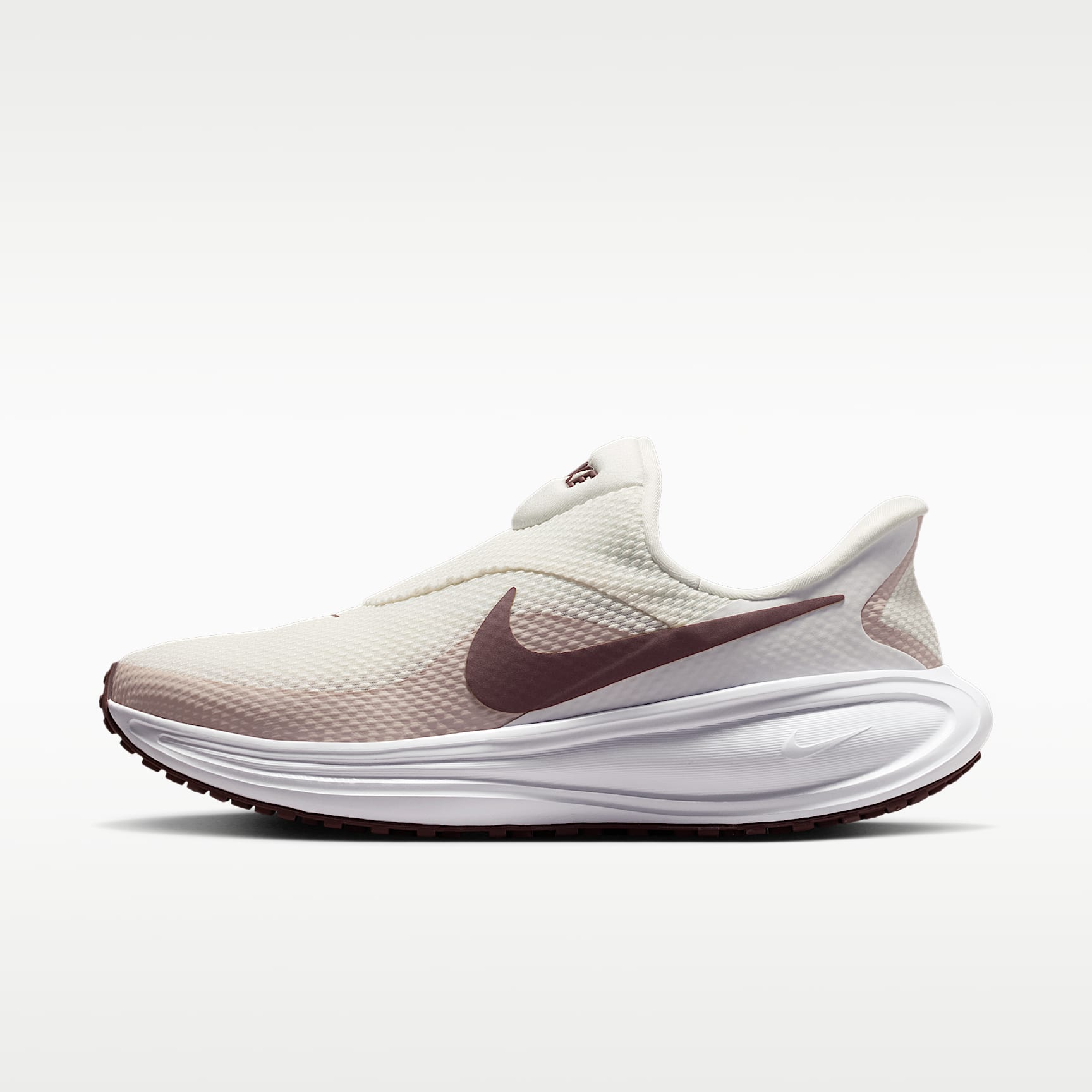 Nike Revolution 8 EasyOn Straßenlaufschuh (Damen) – Phantom/Weiß/Silt Red/Tattoo