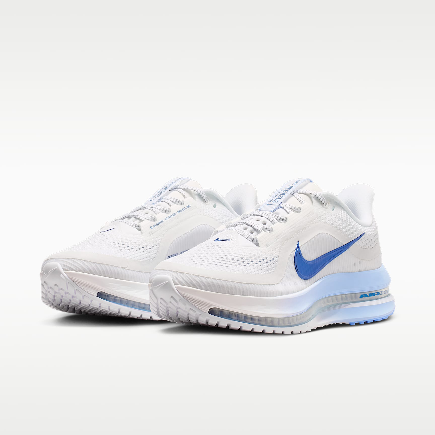 Nike Pegasus Premium Straßenlaufschuh (Damen) – Weiß/Aluminum/Sundial/Mystic Navy