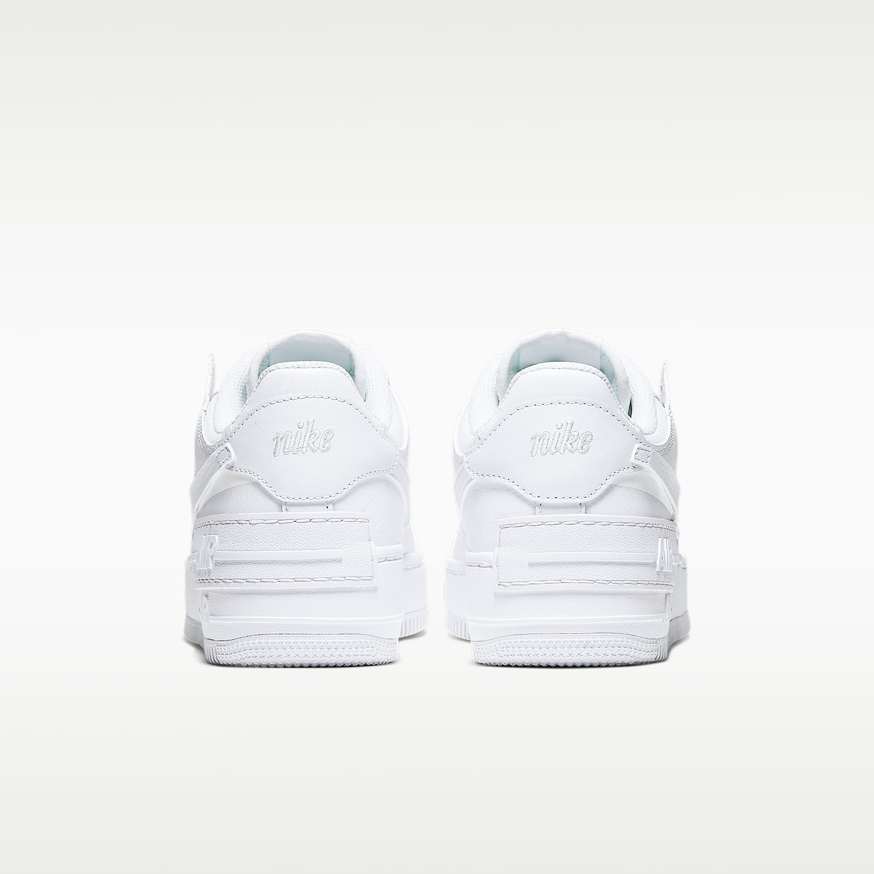 Nike Air Force 1 Shadow Damenschuhe – Weiß/Weiß/Weiß