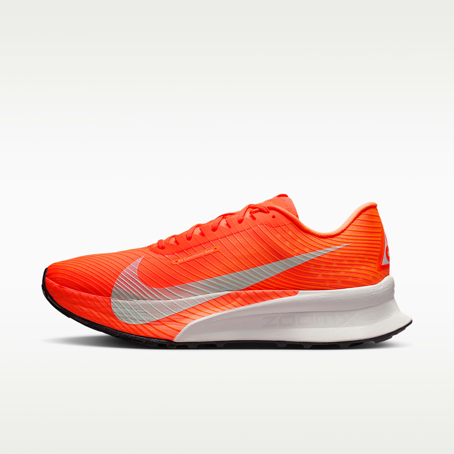 Nike ACG Ultrafly Traillaufschuhe für Wettkämpfe – Hyper Crimson/Total Orange/Vivid Purple/Weiß