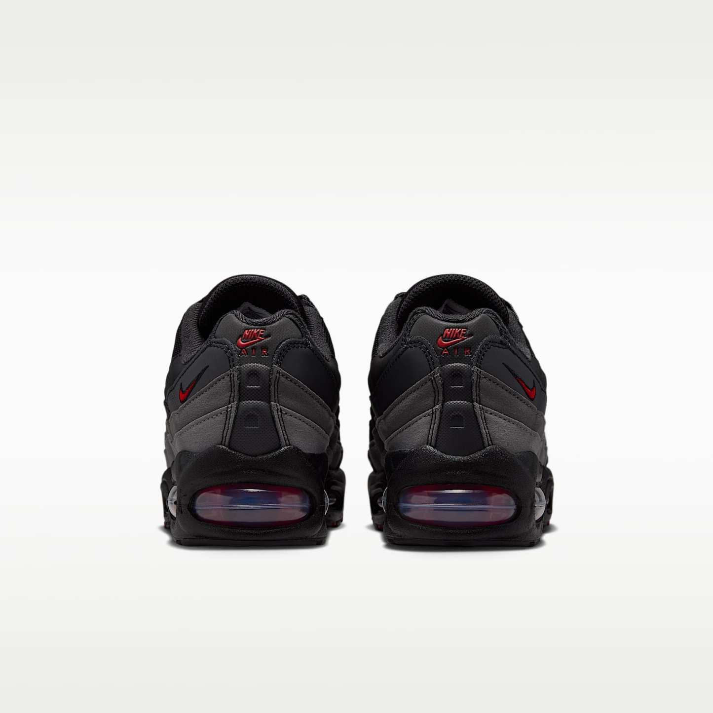 Nike Air Max 95 Big Bubble Schuh (ältere Kinder) – Schwarz/Anthracite/Iron Grey/University Red
