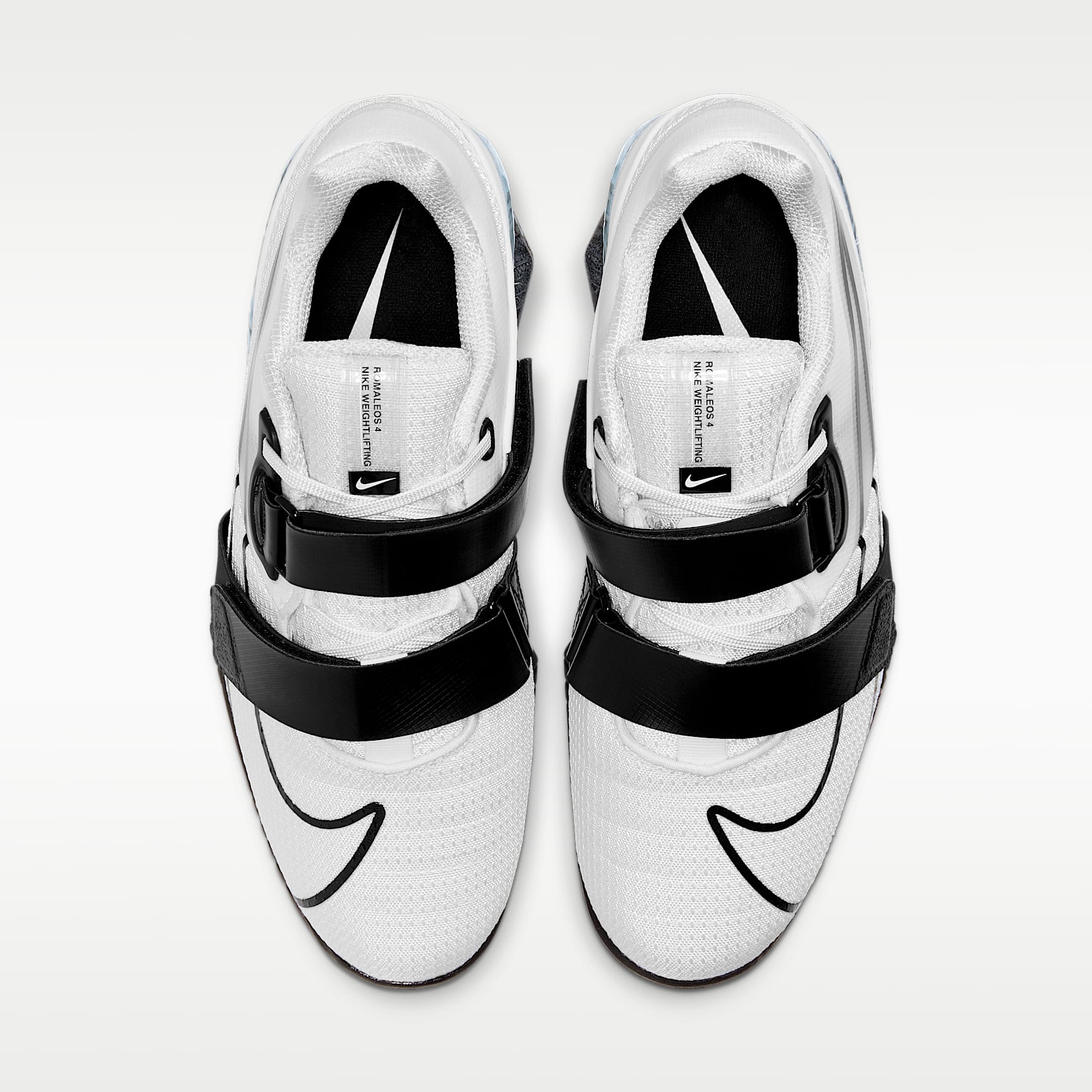 Nike Romaleos 4 Schuhe fürs Gewichtheben – Weiß/Weiß/Schwarz