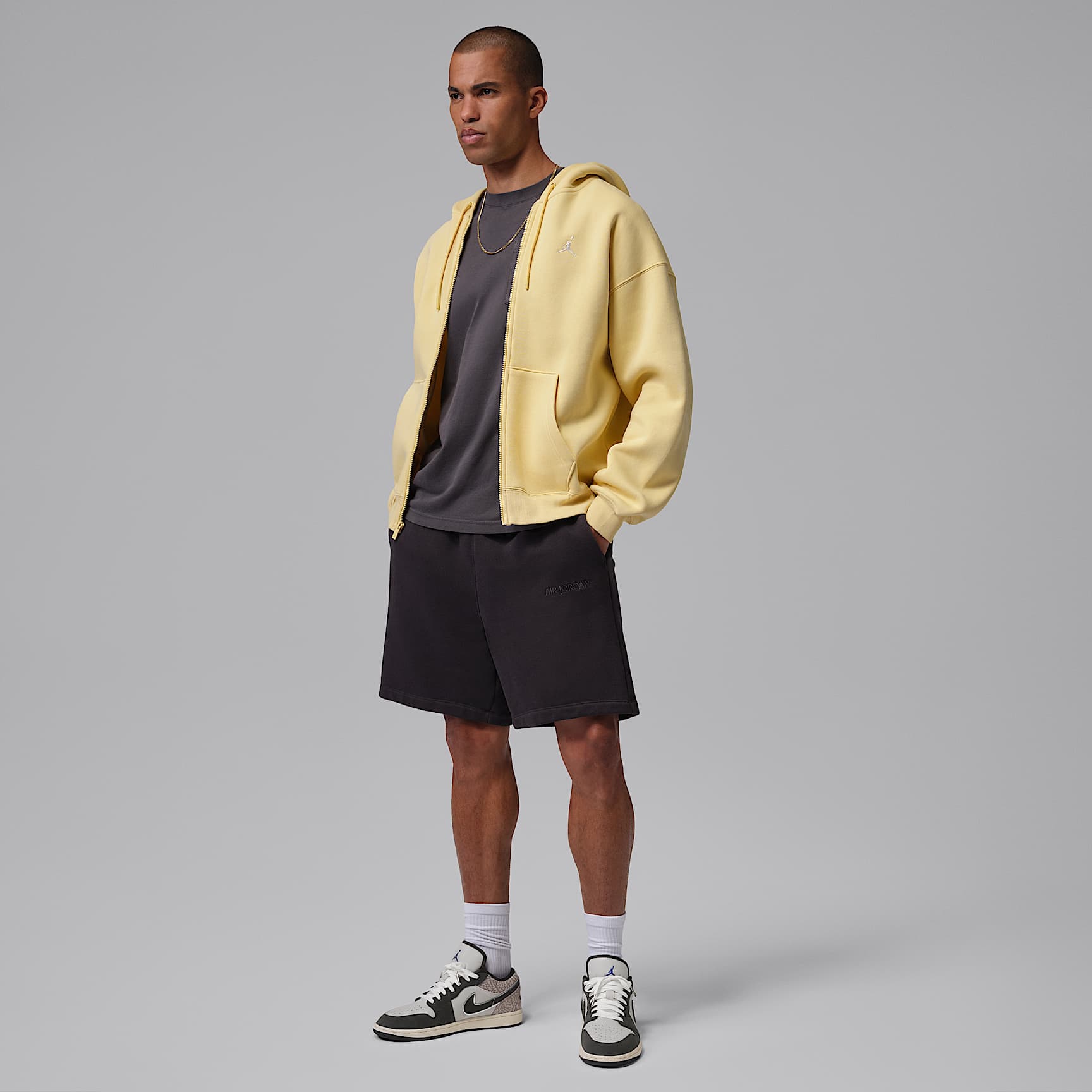 Air Jordan 1 Low SE Herrenschuh – Sail/Deep Pewter/Gamma Grey/Game Royal