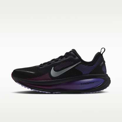 Nike Vomero 18 Straßenlaufschuh (Damen) – Schwarz/Persian Violet/True Berry/Metallic Silver