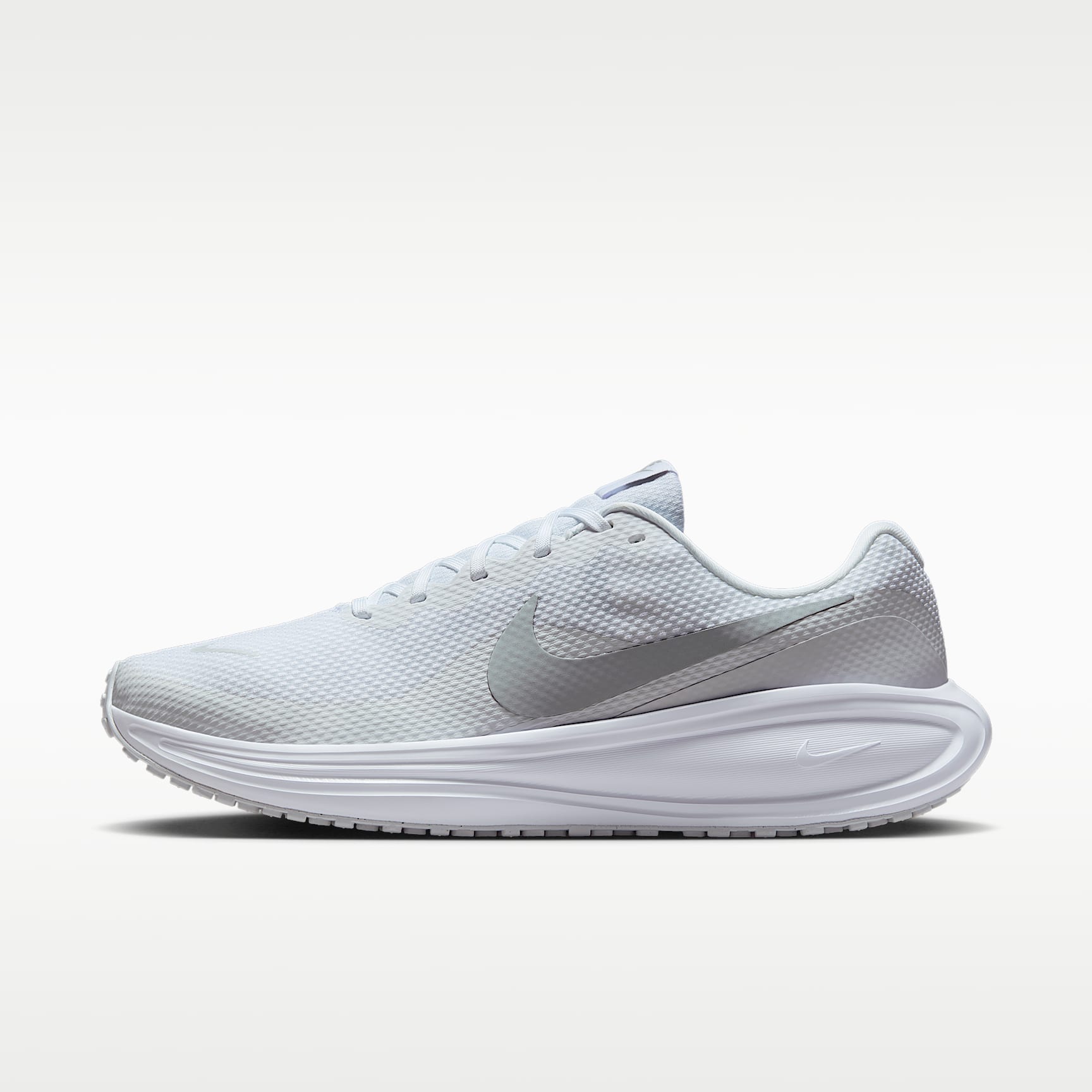 Nike Revolution 8 Straßenlaufschuh (Herren) – Weiß/Pure Platinum