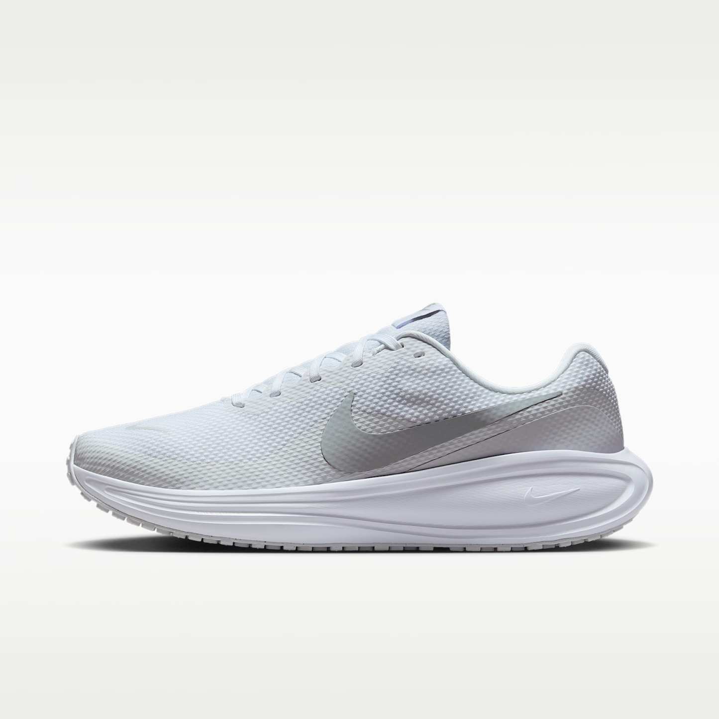 Nike Revolution 8 Straßenlaufschuh (Herren) – Weiß/Pure Platinum