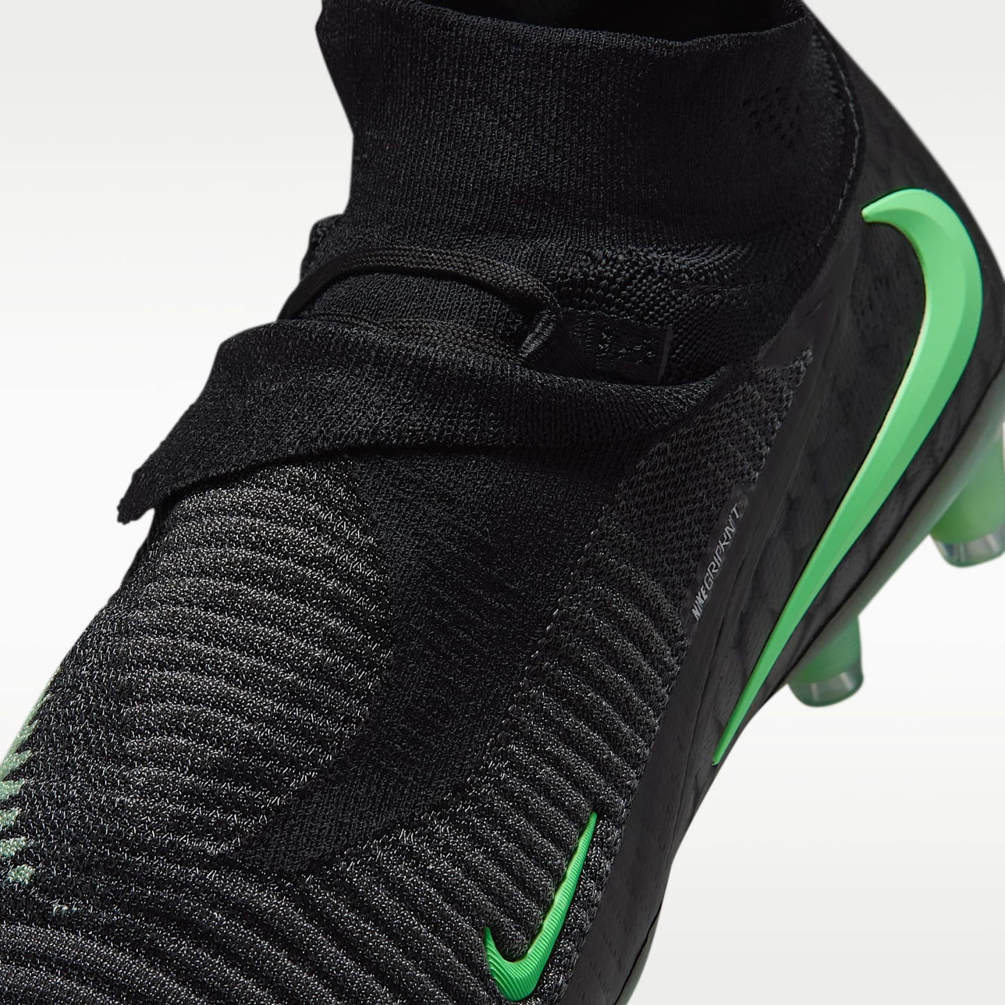 Nike Phantom 6 High Elite Fußballschuh für Kunstrasen – Schwarz/Schwarz/Illusion Green