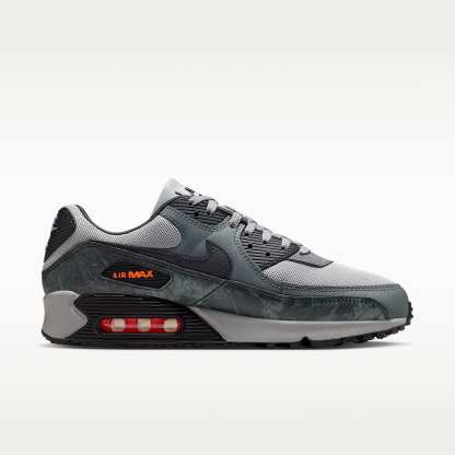 Nike Air Max 90 Premium Schuh (Herren) – Multi-Color/Multi-Color/Hyper Crimson/Schwarz