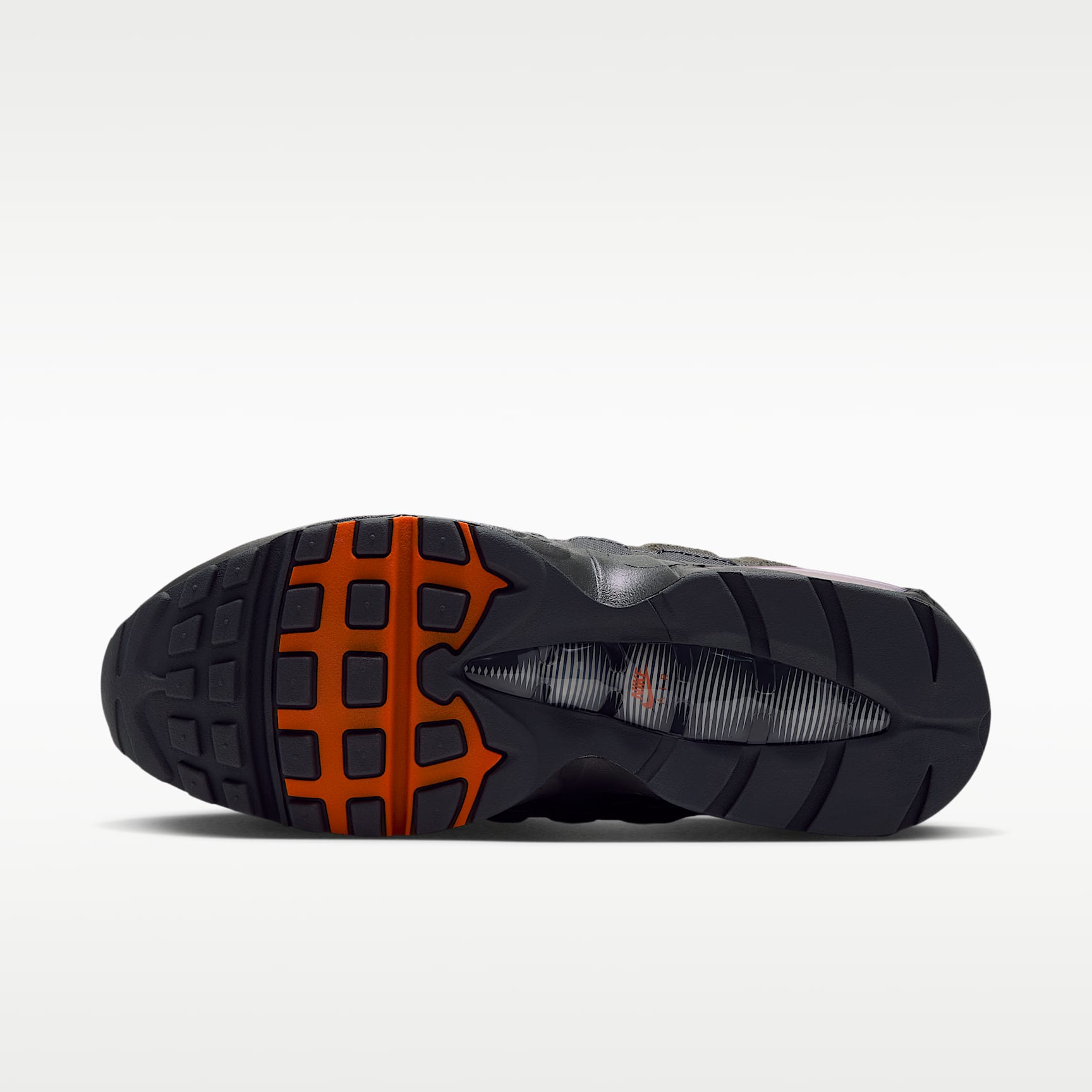 Nike Air Max 95 Big Bubble Schuh (Herren) – Light Bone/Anthracite/Dark Loden/Safety Orange