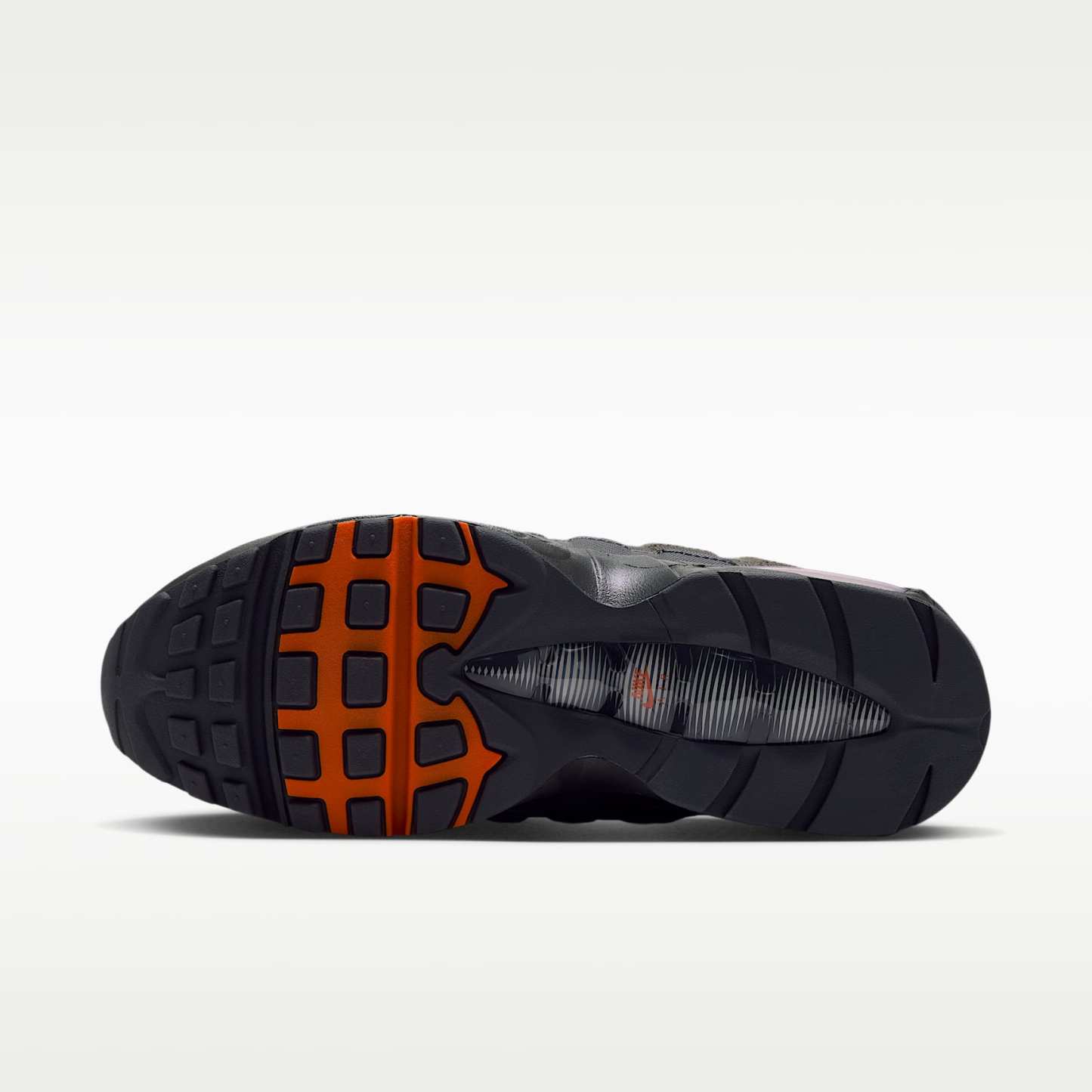 Nike Air Max 95 Big Bubble Schuh (Herren) – Light Bone/Anthracite/Dark Loden/Safety Orange