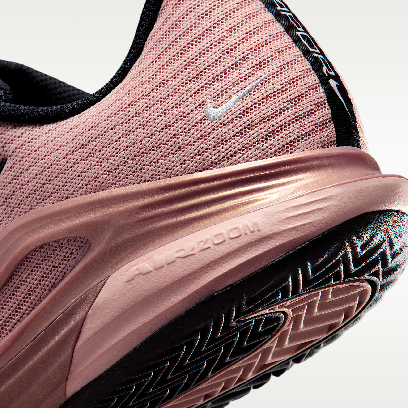 Nike Vapor 12 PRM Tennisschuhe für den Clay Court (Damen) – Metallic Red Bronze/Pure Platinum/Schwarz