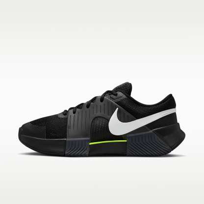 Nike GP Challenge 1.5 Hartplatz-Tennisschuh (Damen) – Schwarz/Anthracite/Volt/Weiß