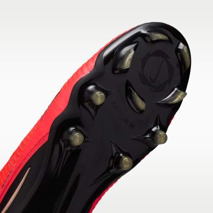 Nike Phantom 6 High Elite Fußballschuh für normalen Rasen – Bright Crimson/Bright Crimson/Schwarz