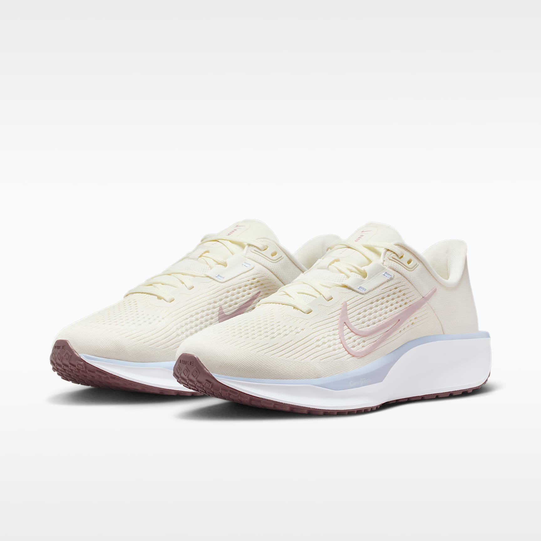 Nike Quest 6 Straßenlaufschuh (Damen) – Sail/Hydrogen Blue/Tattoo/Particle Rose