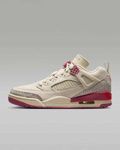 Jordan Spizike Low Schuh (Damen) – Pale Ivory/Track Red/Coconut Milk/Desert Berry