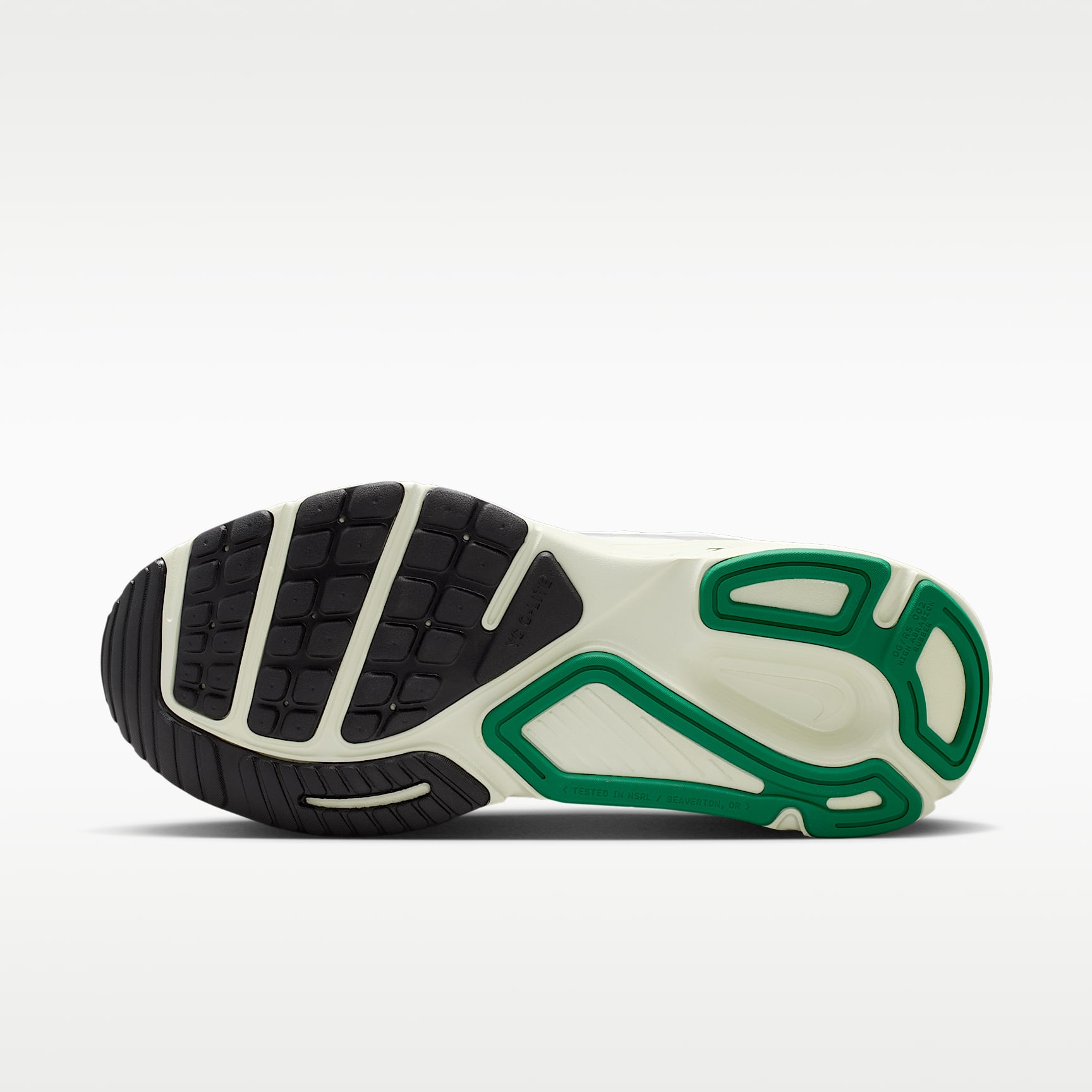 Nike Structure Plus Straßenlaufschuh (Damen) – Light Silver/Coconut Milk/Barely Green/Metallic Silver