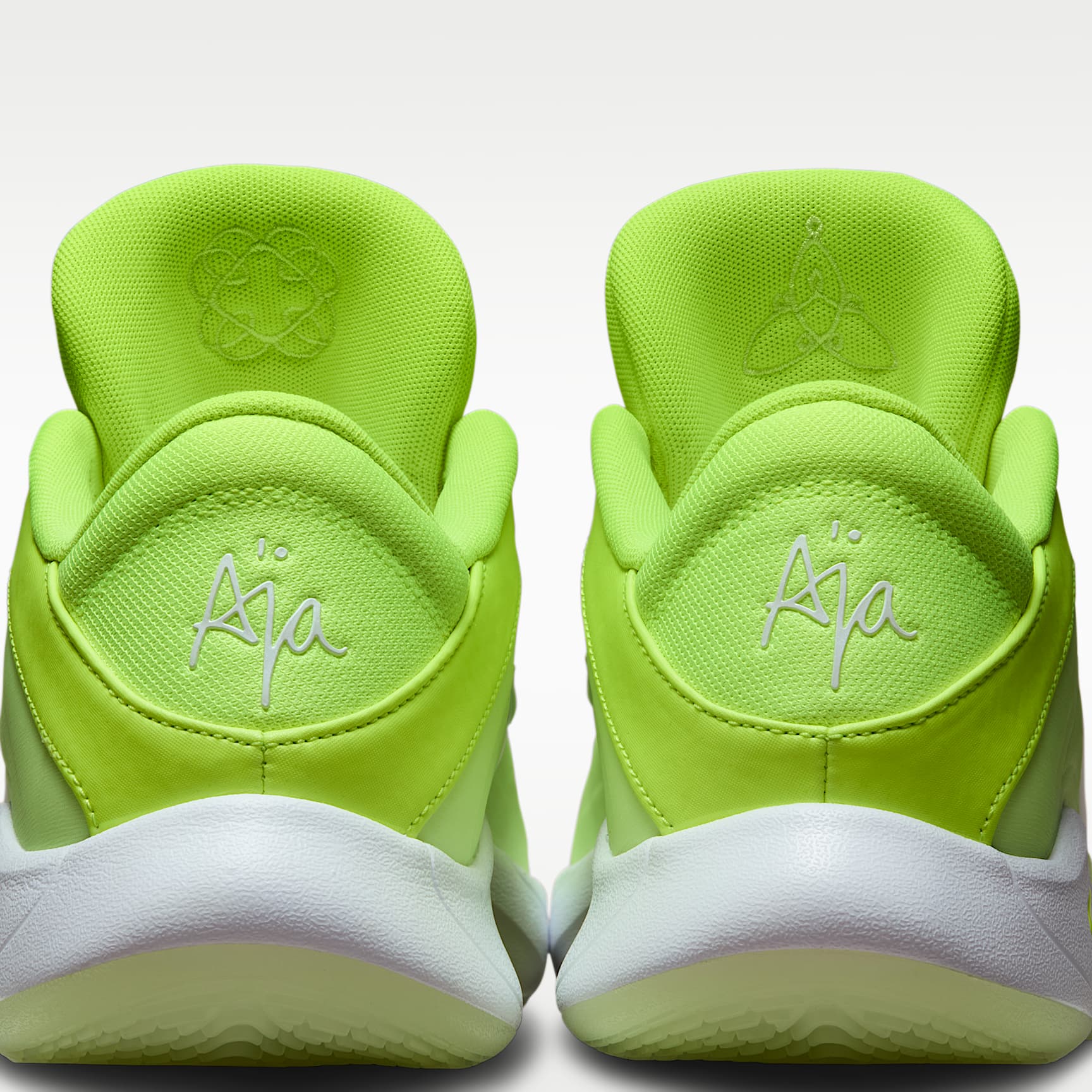 A'One "Lem and Lime" A'ja Wilson Basketballschuh – Volt/Barely Volt/Weiß