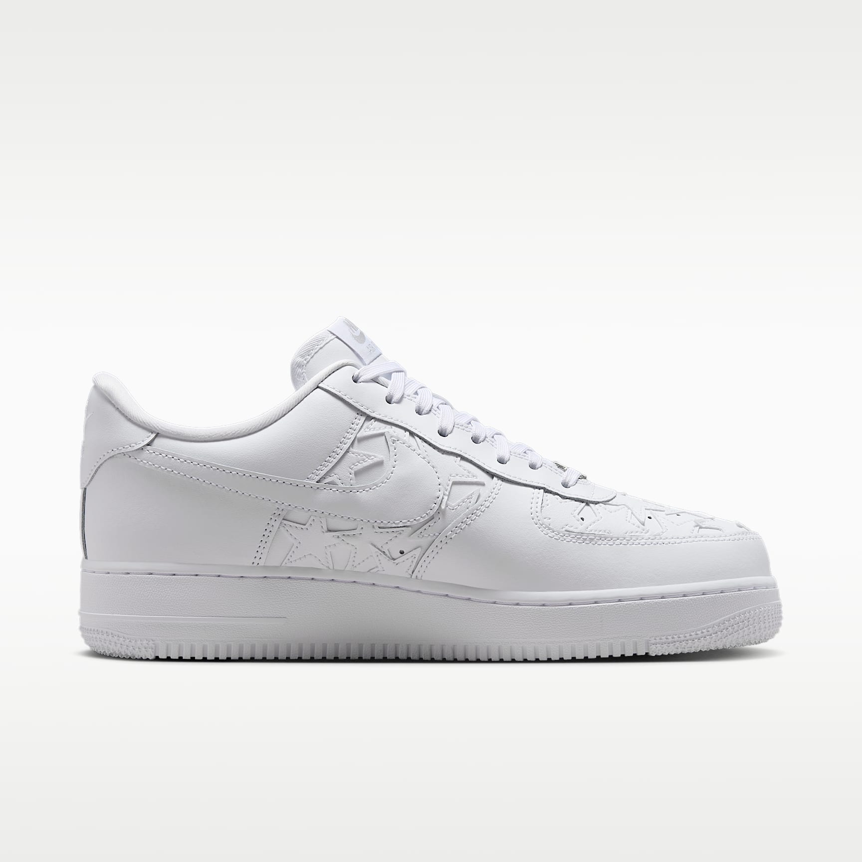 Nike Air Force 1 '07 Edge Herrenschuh – Weiß/Metallic Silver/Weiß
