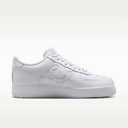 Nike Air Force 1 '07 Edge Herrenschuh – Weiß/Metallic Silver/Weiß