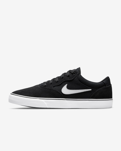 Nike SB Chron 2 Skateboardschuh – Schwarz/Schwarz/Weiß