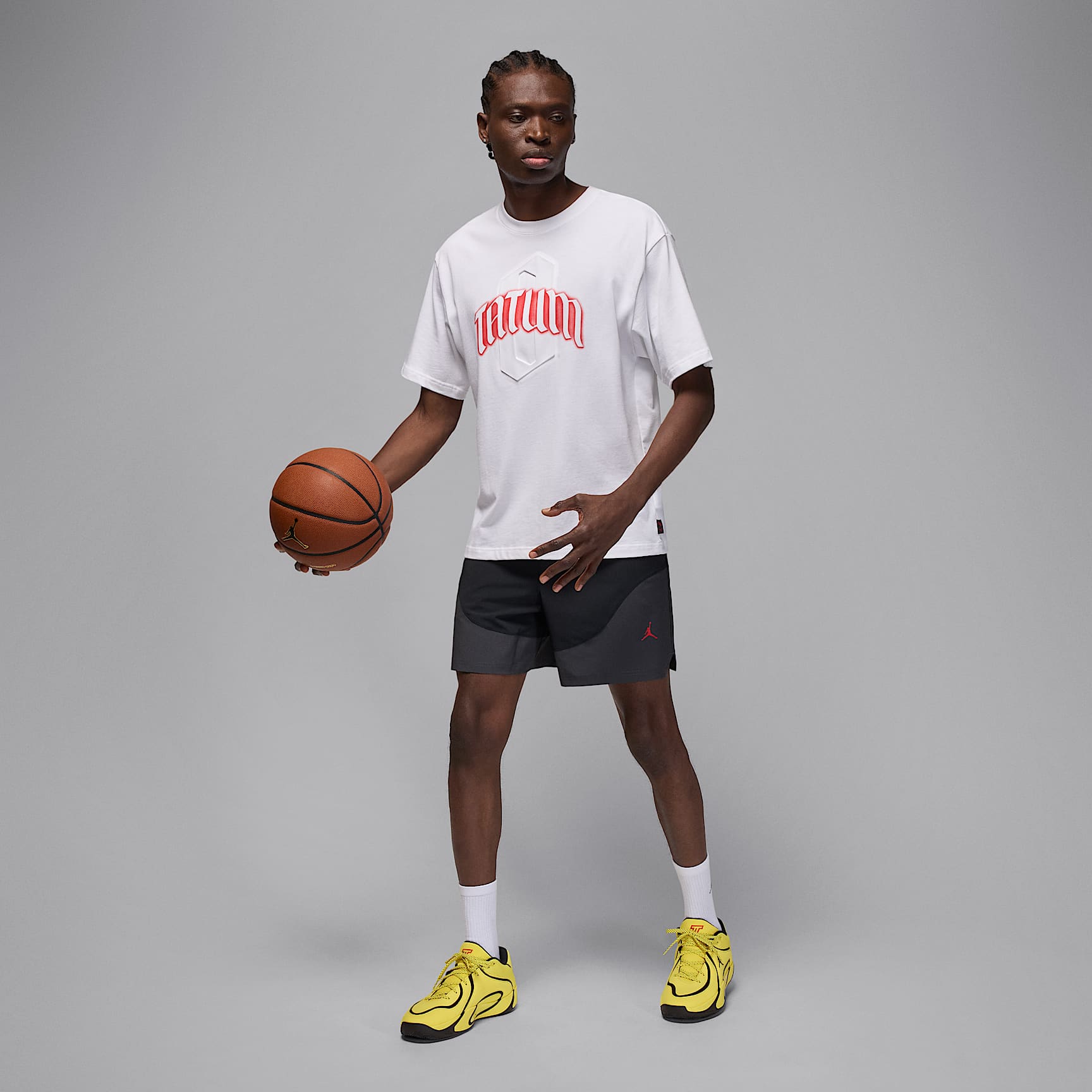 Tatum 4 Basketballschuh – Sonic Yellow/Schwarz/University Red