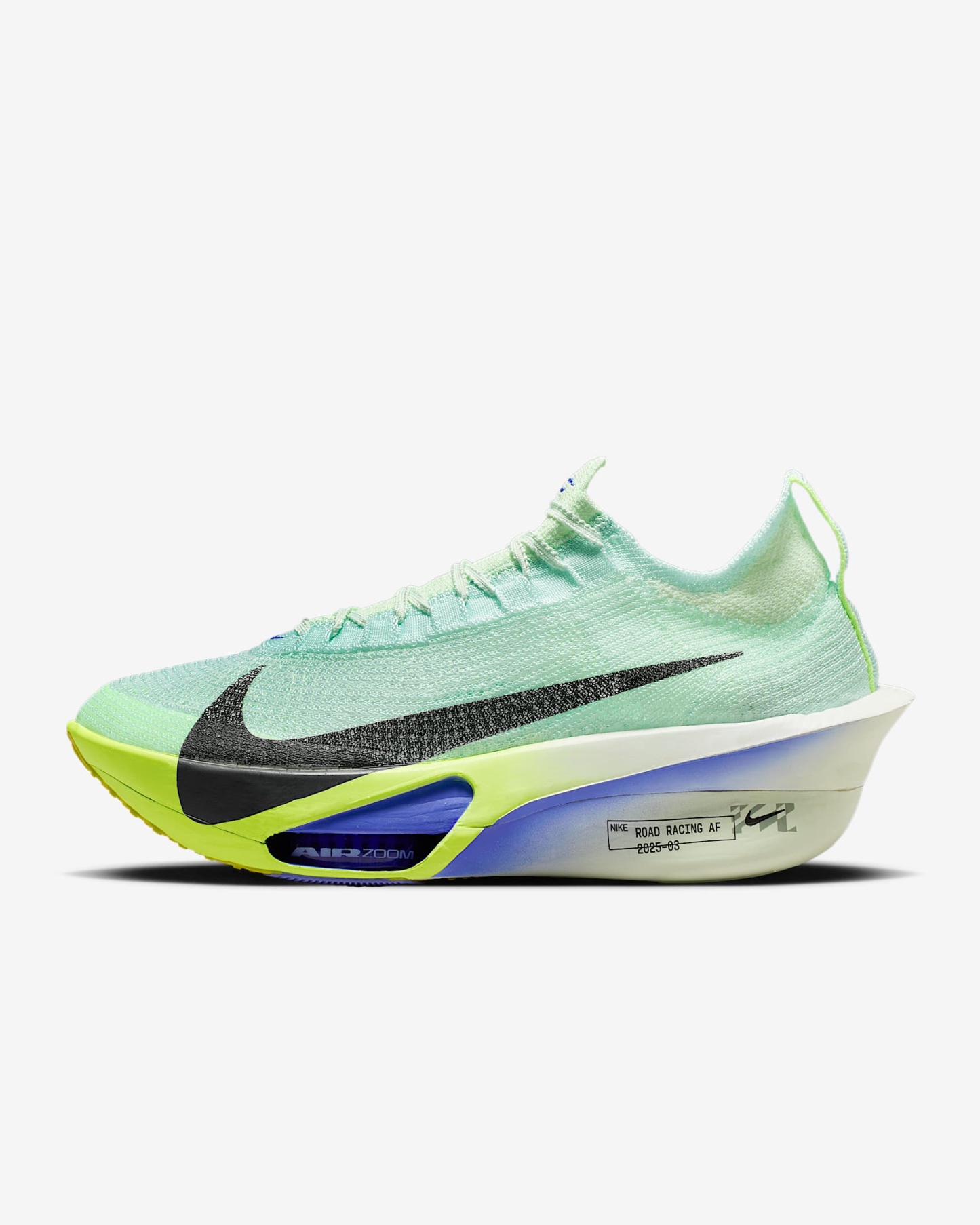 Nike Alphafly 3 Herren-Straßenlaufschuh für Wettkämpfe – Barely Green/Volt Tint/Volt Ice/Black Spruce
