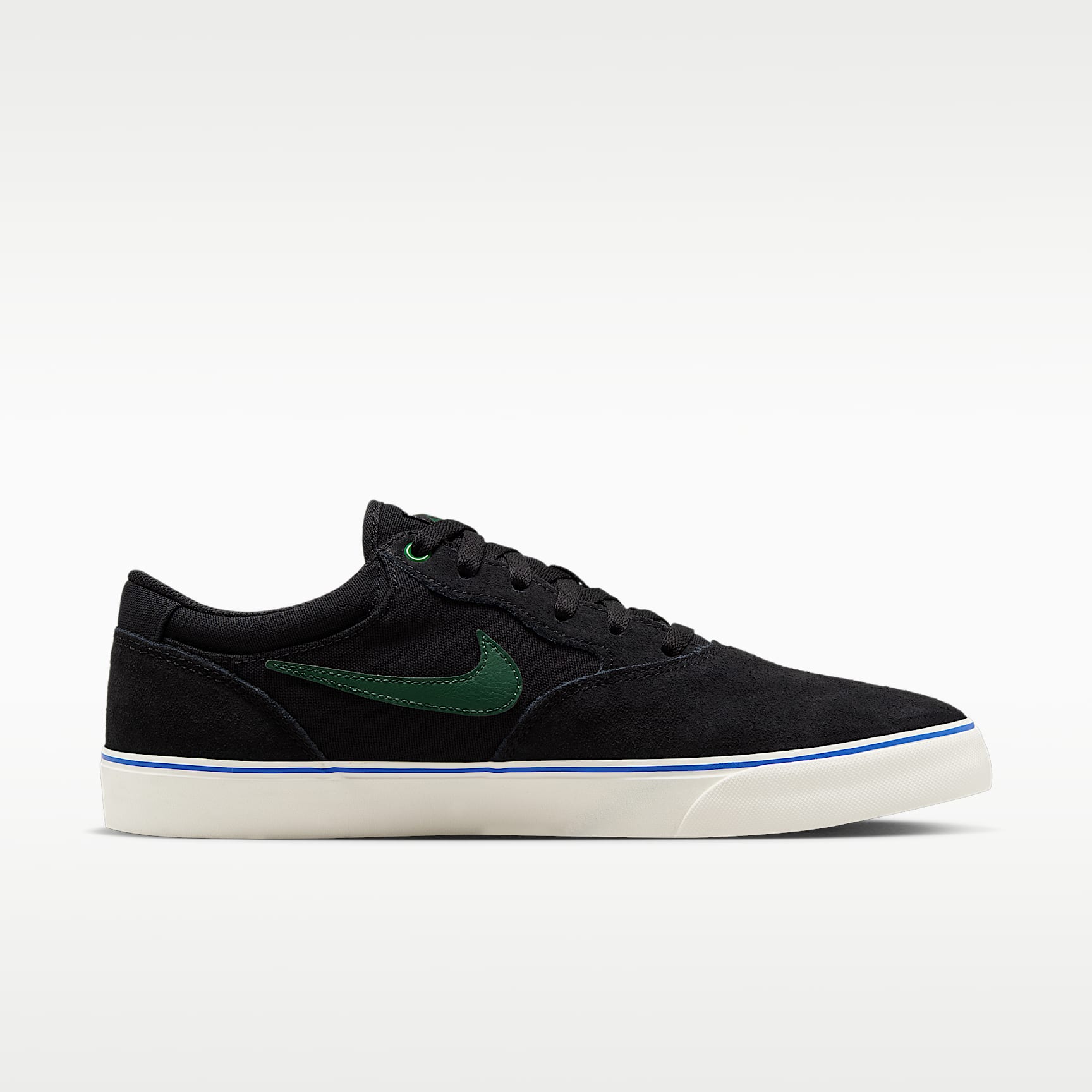 Nike SB Chron 2 Skateboardschuh – Schwarz/Sail/Racer Blue/Fir