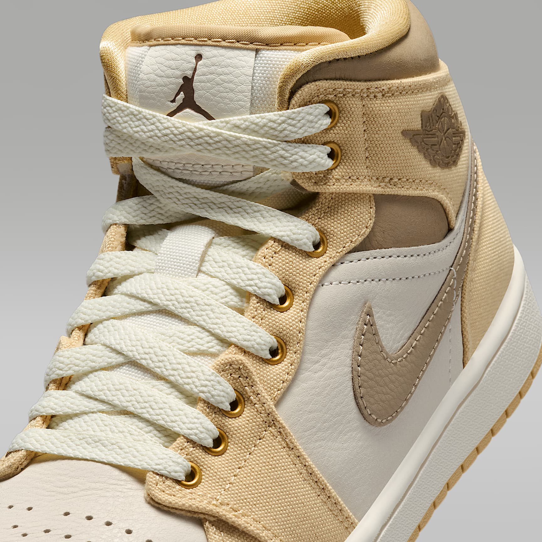 Air Jordan 1 Mid SE Schuh (Damen) – Sesame/Sail/Coconut Milk/Khaki
