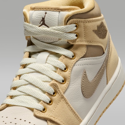 Air Jordan 1 Mid SE Schuh (Damen) – Sesame/Sail/Coconut Milk/Khaki