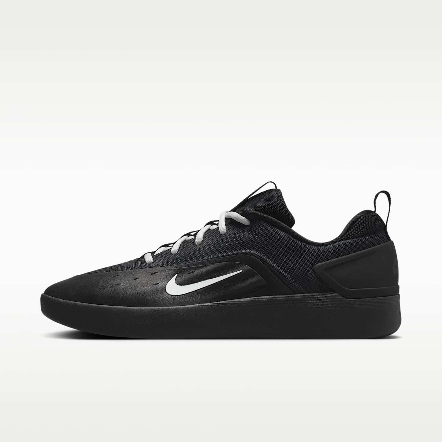 Nike SB Zoom Nyjah 4 Skateboardschuh – Schwarz/Schwarz/Weiß/Weiß