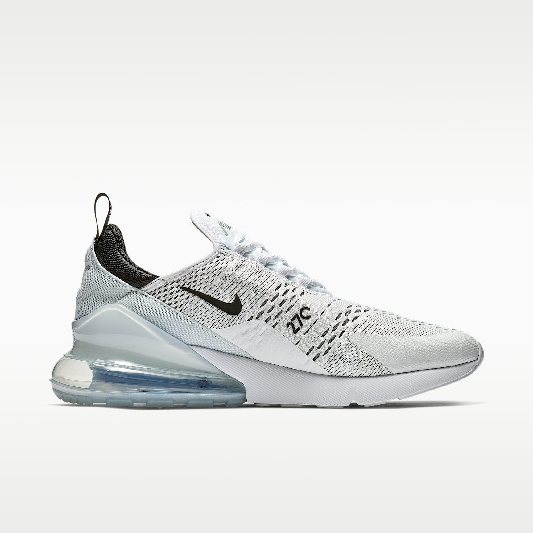 Nike Air Max 270 Herrenschuh – Weiß/Weiß/Schwarz