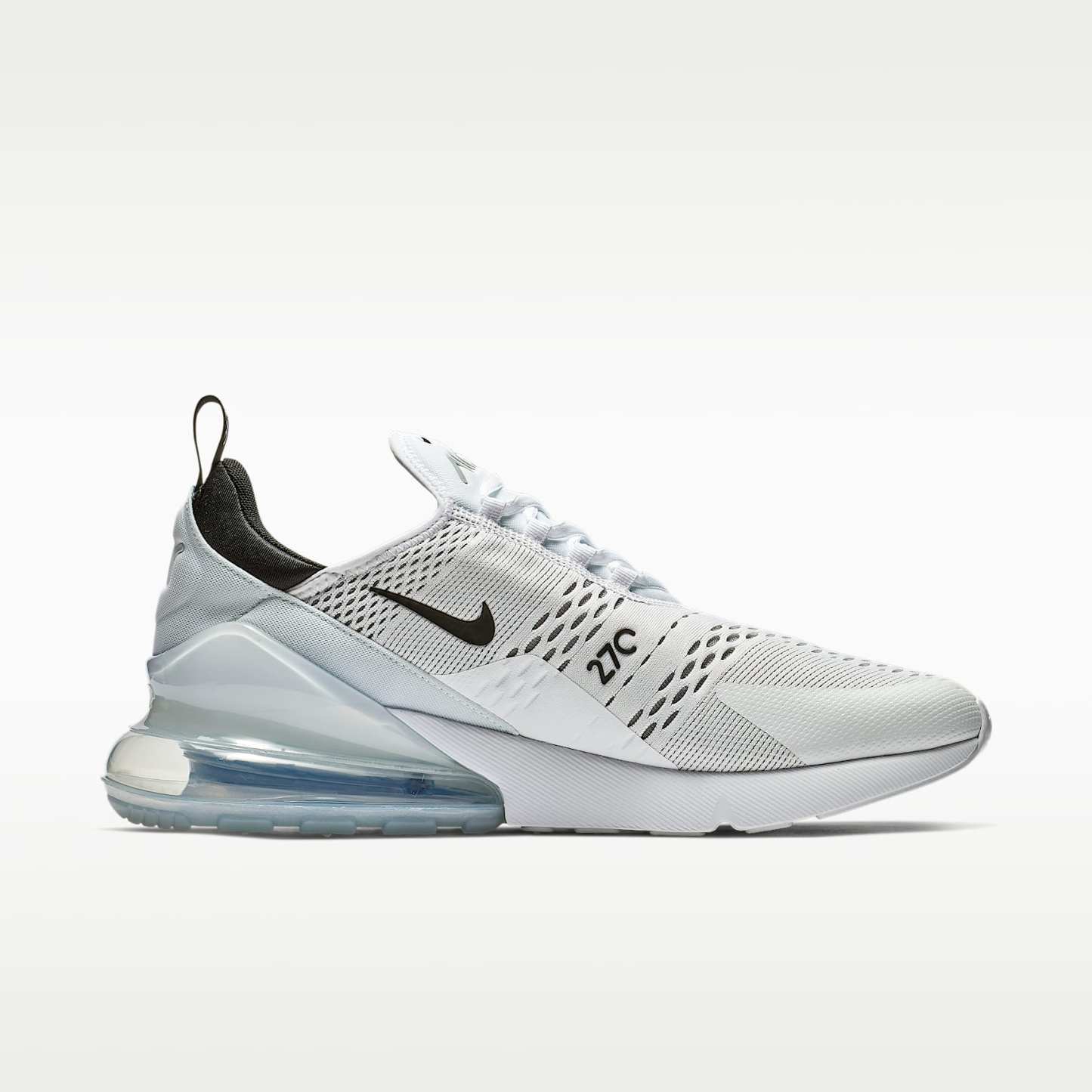 Nike Air Max 270 Herrenschuh – Weiß/Weiß/Schwarz