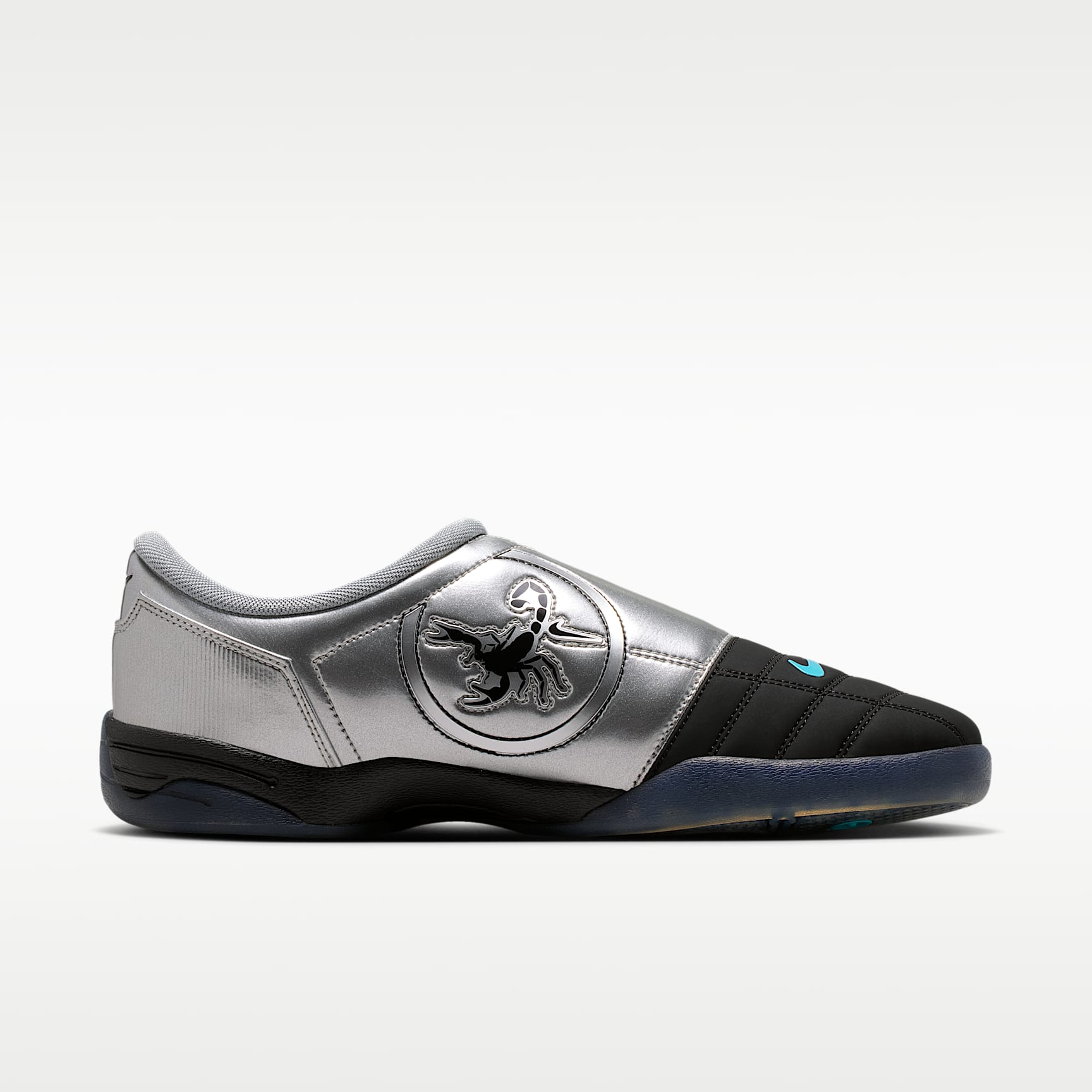 Nike Total 90 Fußballschuh – Schwarz/Gamma Blue/Metallic Silver