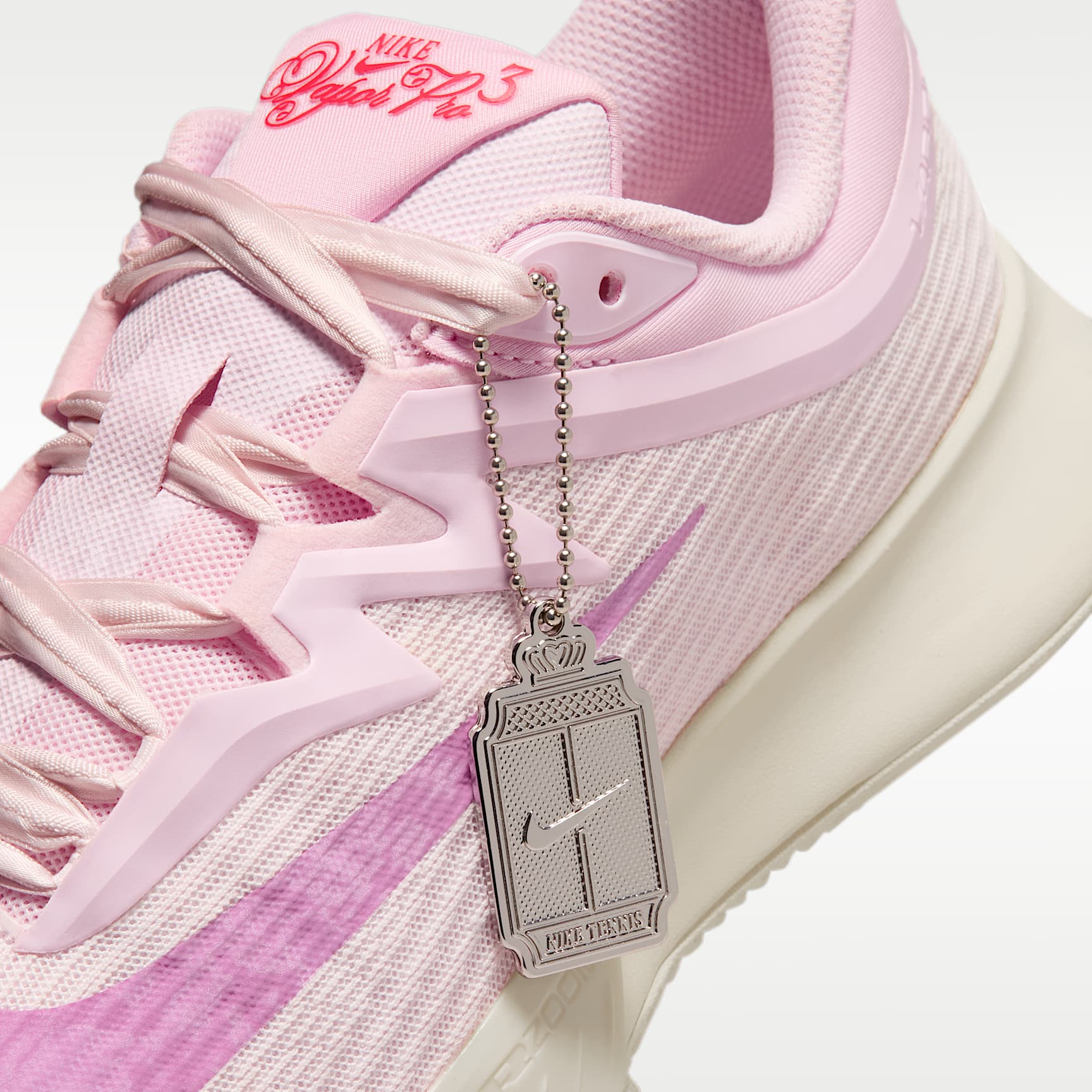 Nike Vapor Pro 3 Premium Tennisschuh für Clay Courts (Damen) – Pearl Pink/Pink Foam/Chalk/Light Magenta