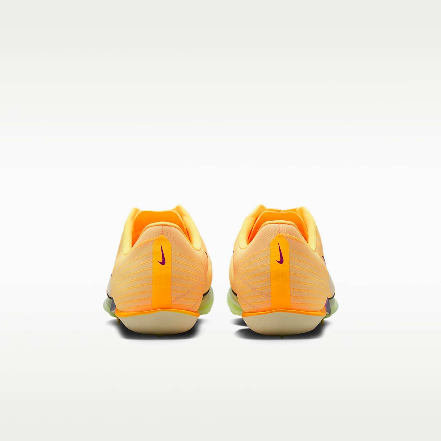 Nike Maxfly 2 Leichtathletik-Sprint-Spikes – Citron Pulse/Volt Ice/Vivid Purple/Indigo Burst