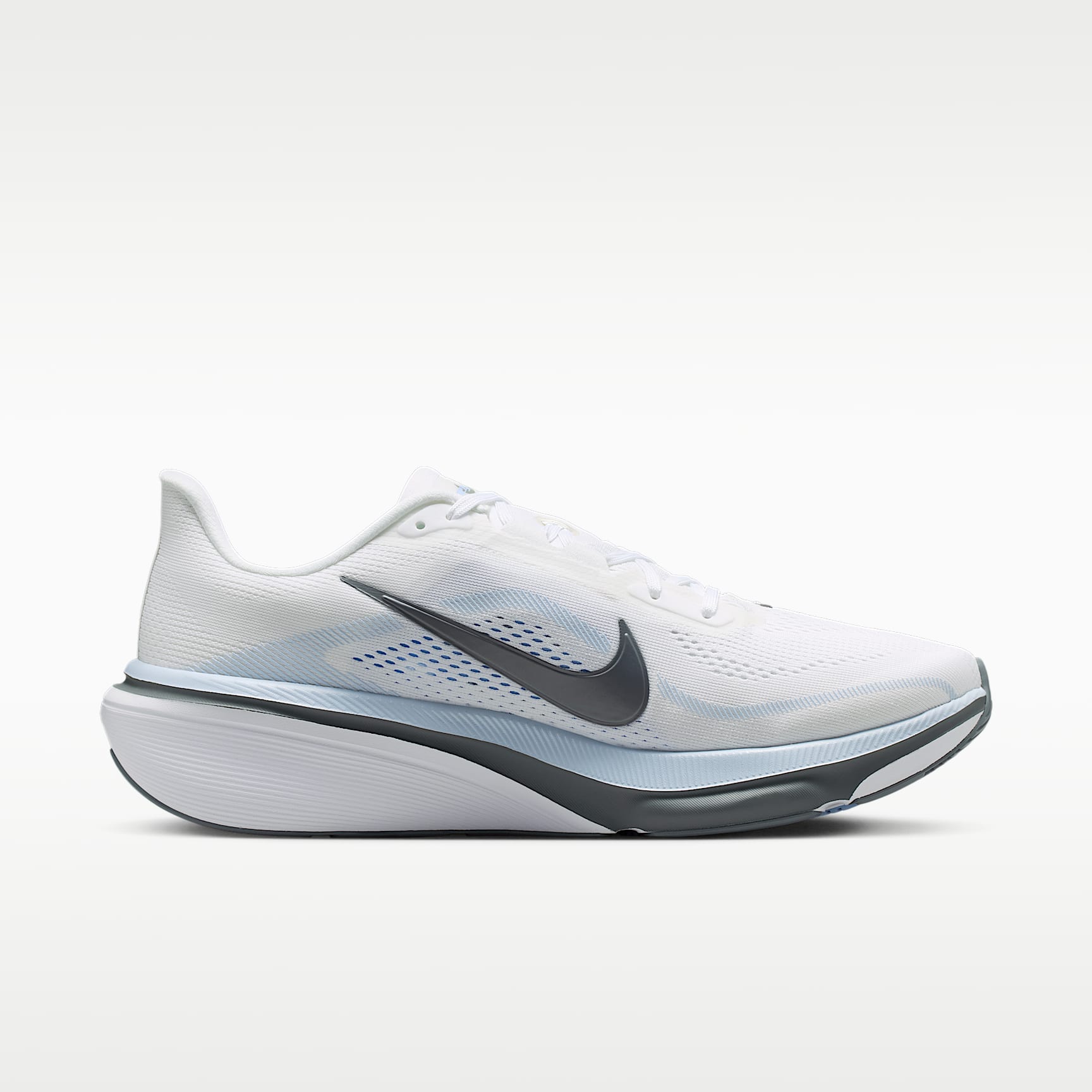 Nike Pegasus 42 Straßenlaufschuh (Herren) – Weiß/Grey Fog/Aluminum/Cool Grey