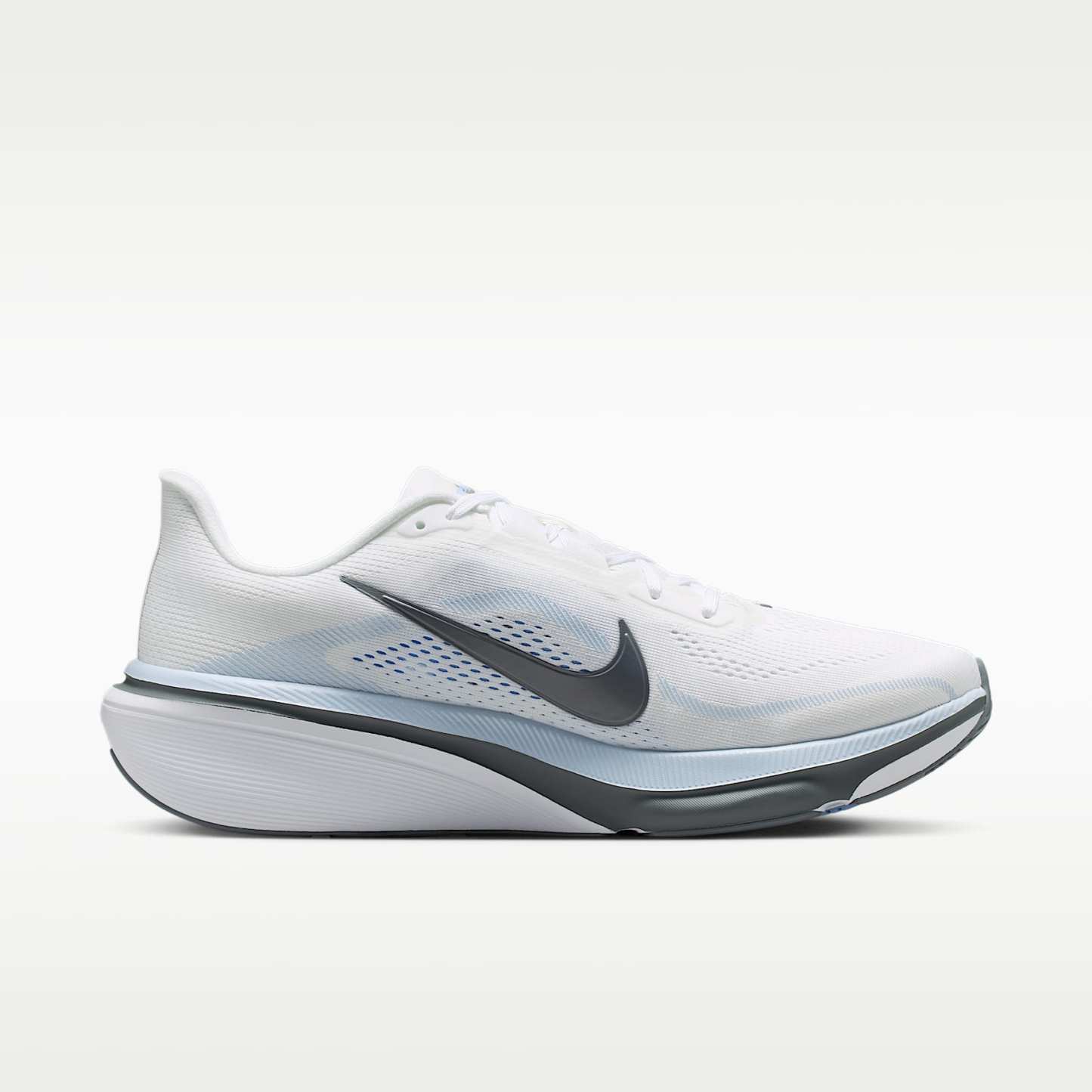 Nike Pegasus 42 Straßenlaufschuh (Herren) – Weiß/Grey Fog/Aluminum/Cool Grey