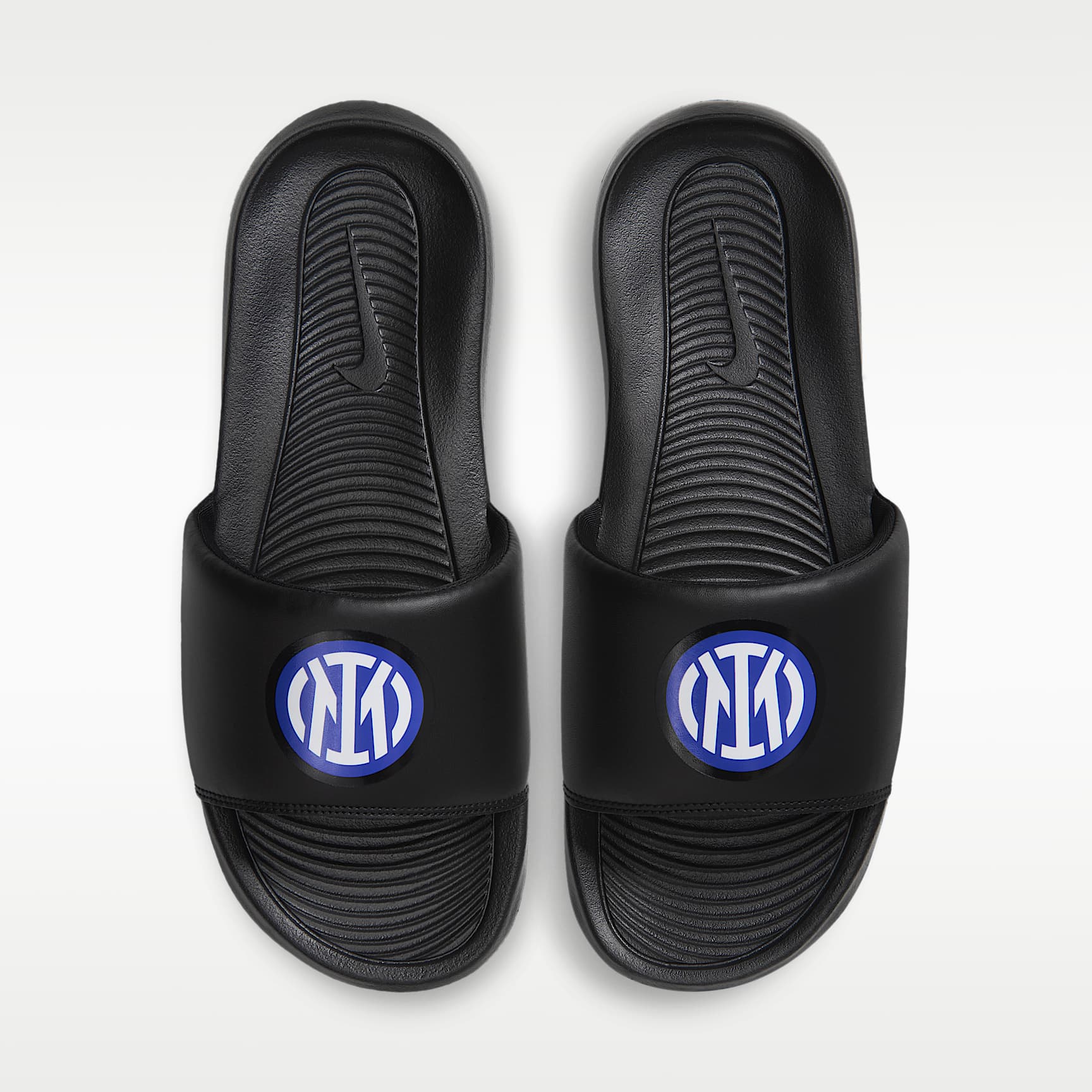 Inter Mailand Victori One Nike Slides (Herren) – Schwarz/Multi-Color/Weiß