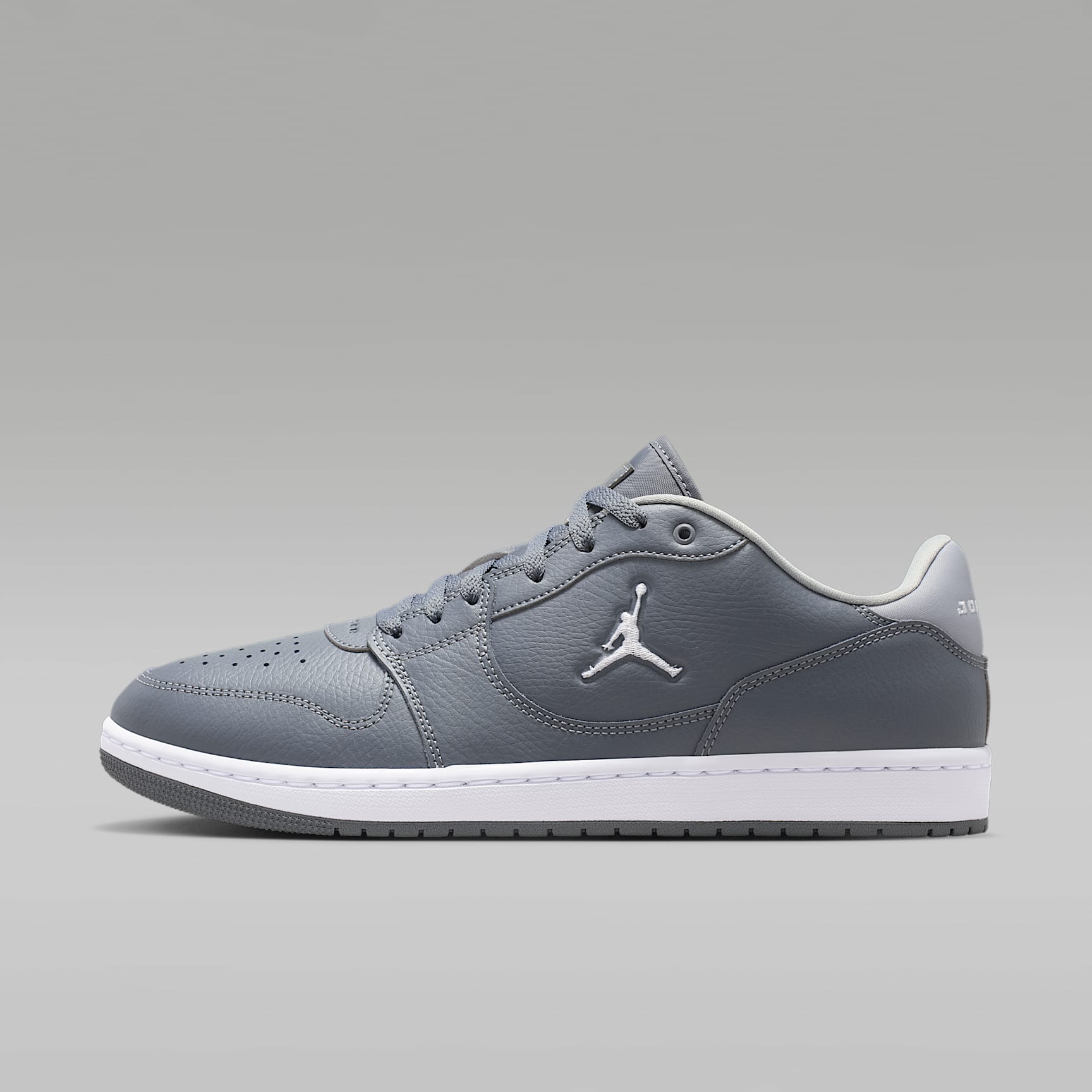 Jordan Court Connect Low Herrenschuhe – Smoke Grey/Weiß/Light Smoke Grey