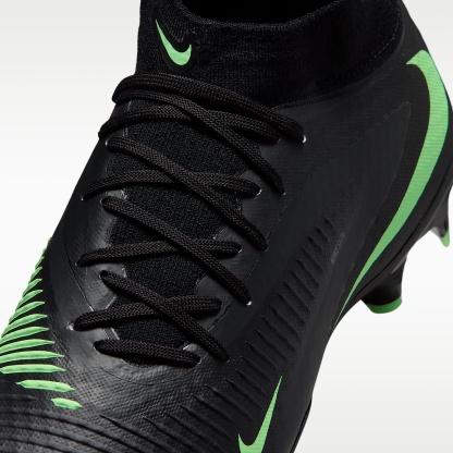 Nike Phantom 6 High Academy Fußballschuh für verschiedene Böden – Schwarz/Schwarz/Illusion Green