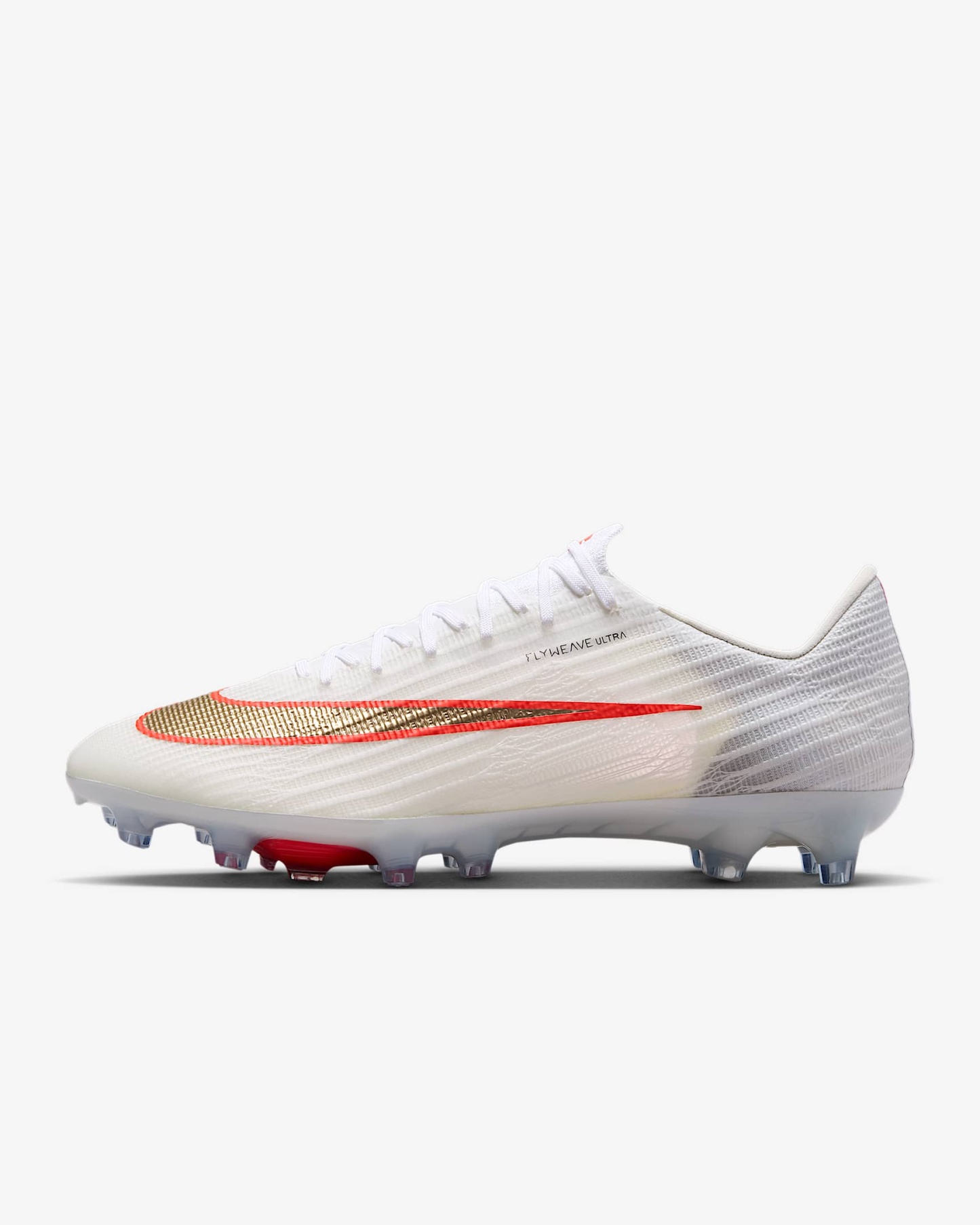 Nike Mercurial Superfly 11 Elite Low-Top-Fußballschuh für Kunstrasen – Weiß/Bright Crimson/Blur
