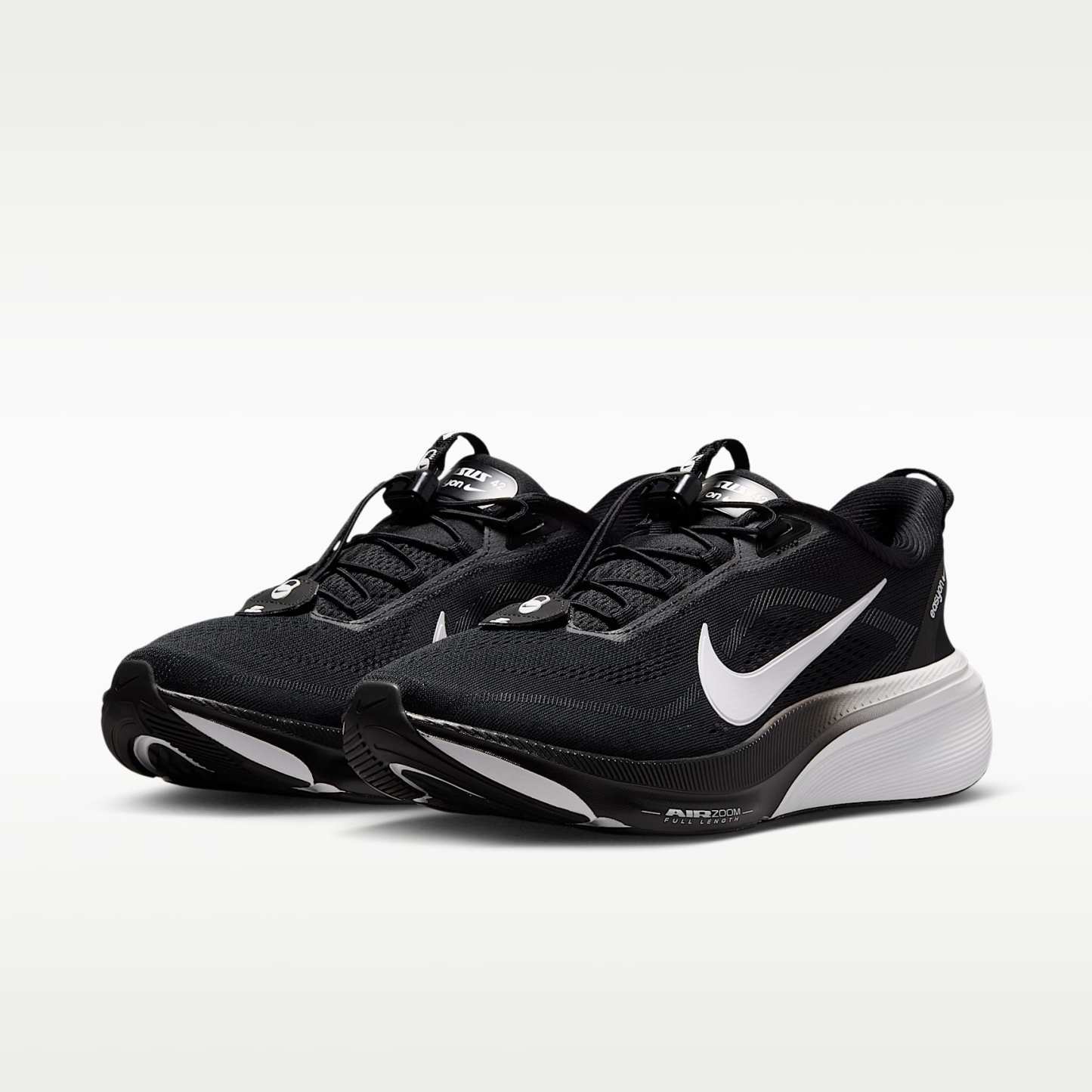 Nike Pegasus 42 EasyOn Straßenlaufschuh (Herren) – Schwarz/Dark Smoke Grey/Weiß